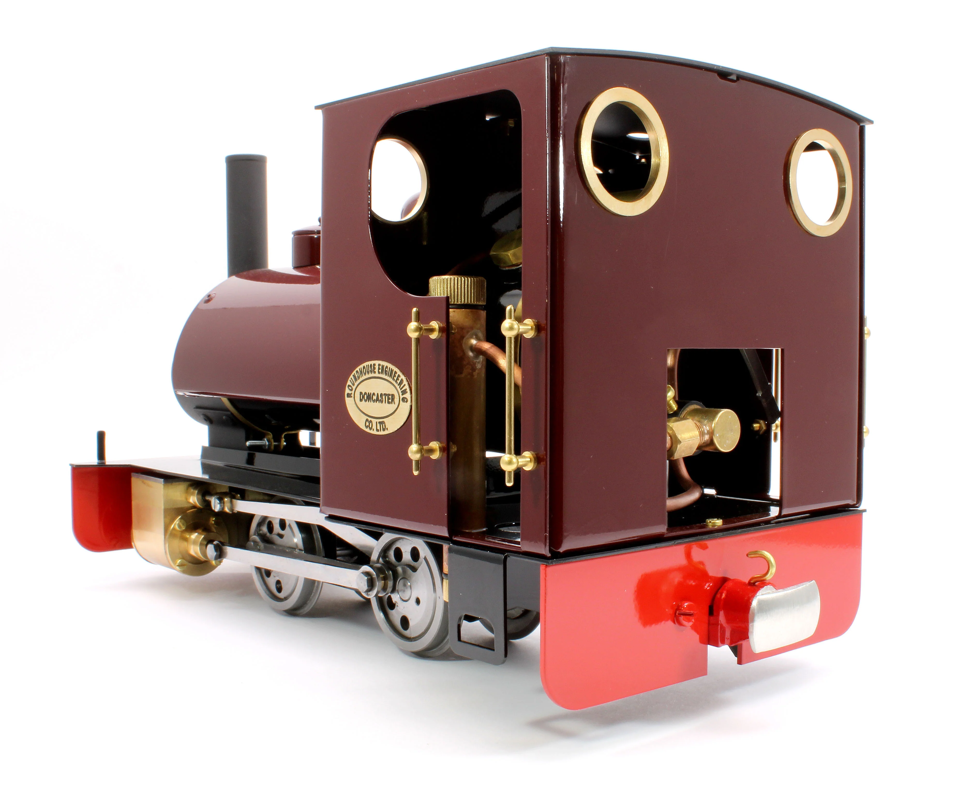 BERTIE-FEM-NI 0-4-0 Saddle Tank 'Bertie' Fairlie Engine Maroon (Manual, Uninsulated Wheels) Steam Locomotive - Image 3