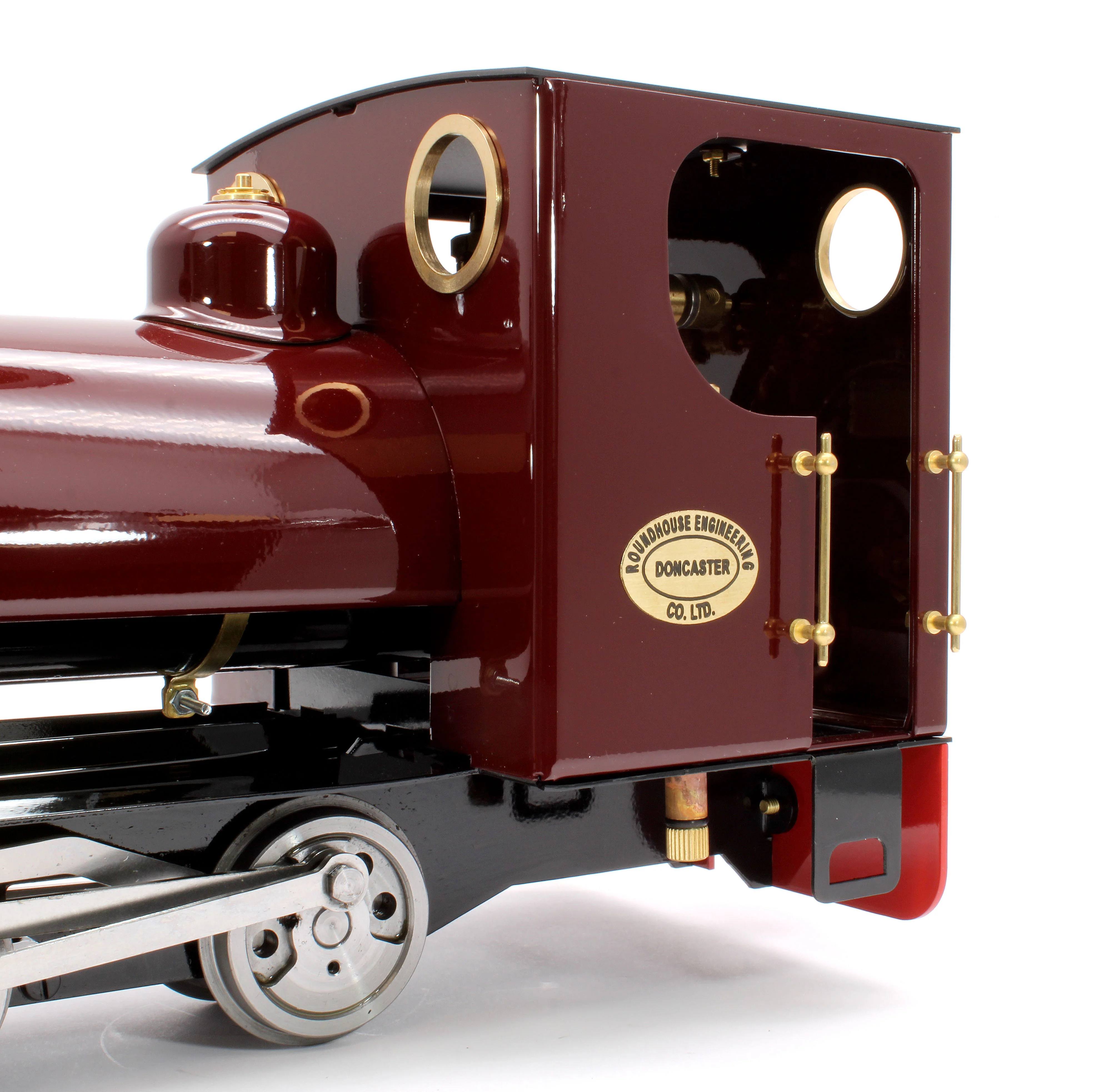 BERTIE-FEM-NI 0-4-0 Saddle Tank 'Bertie' Fairlie Engine Maroon (Manual, Uninsulated Wheels) Steam Locomotive - Image 8