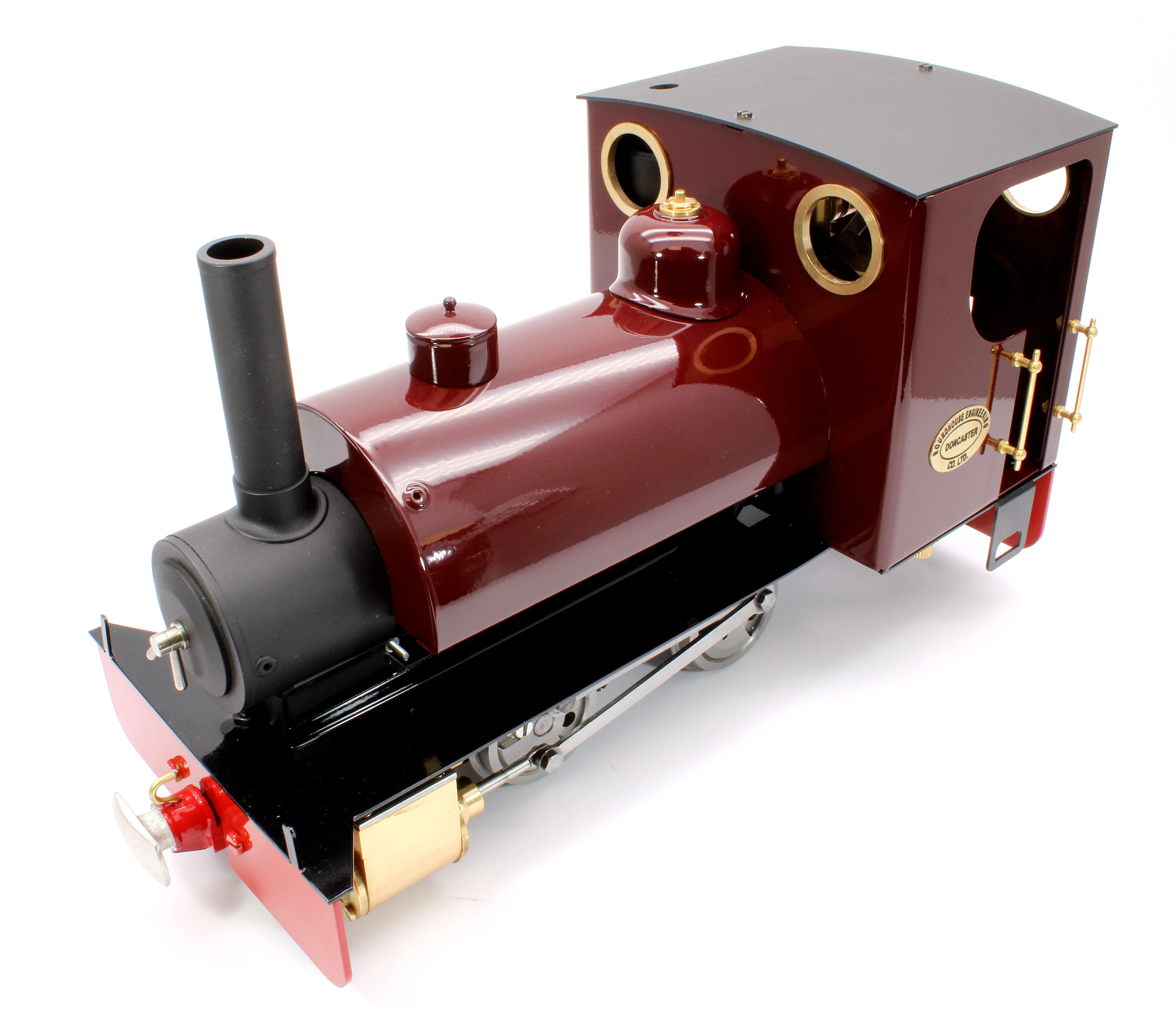 BERTIE-FEM-NI 0-4-0 Saddle Tank 'Bertie' Fairlie Engine Maroon (Manual, Uninsulated Wheels) Steam Locomotive - Image 9