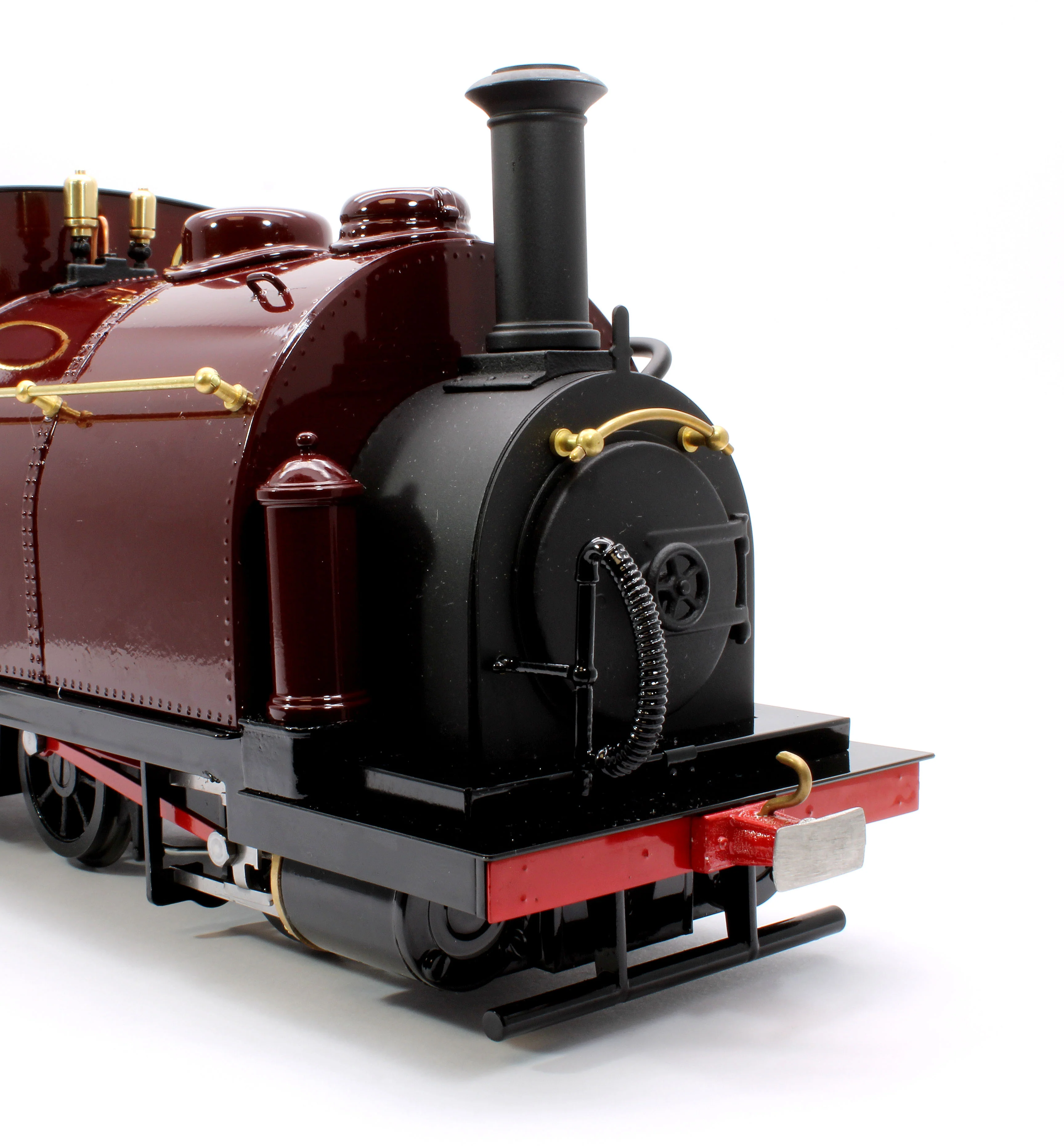 PALR-MAROOON-NI 0-4-0 Saddle Tank 'Palmerston' Fairlie Engine Maroon (Radio Control, Uninsulated Wheels) Steam Locomotive - Image 8