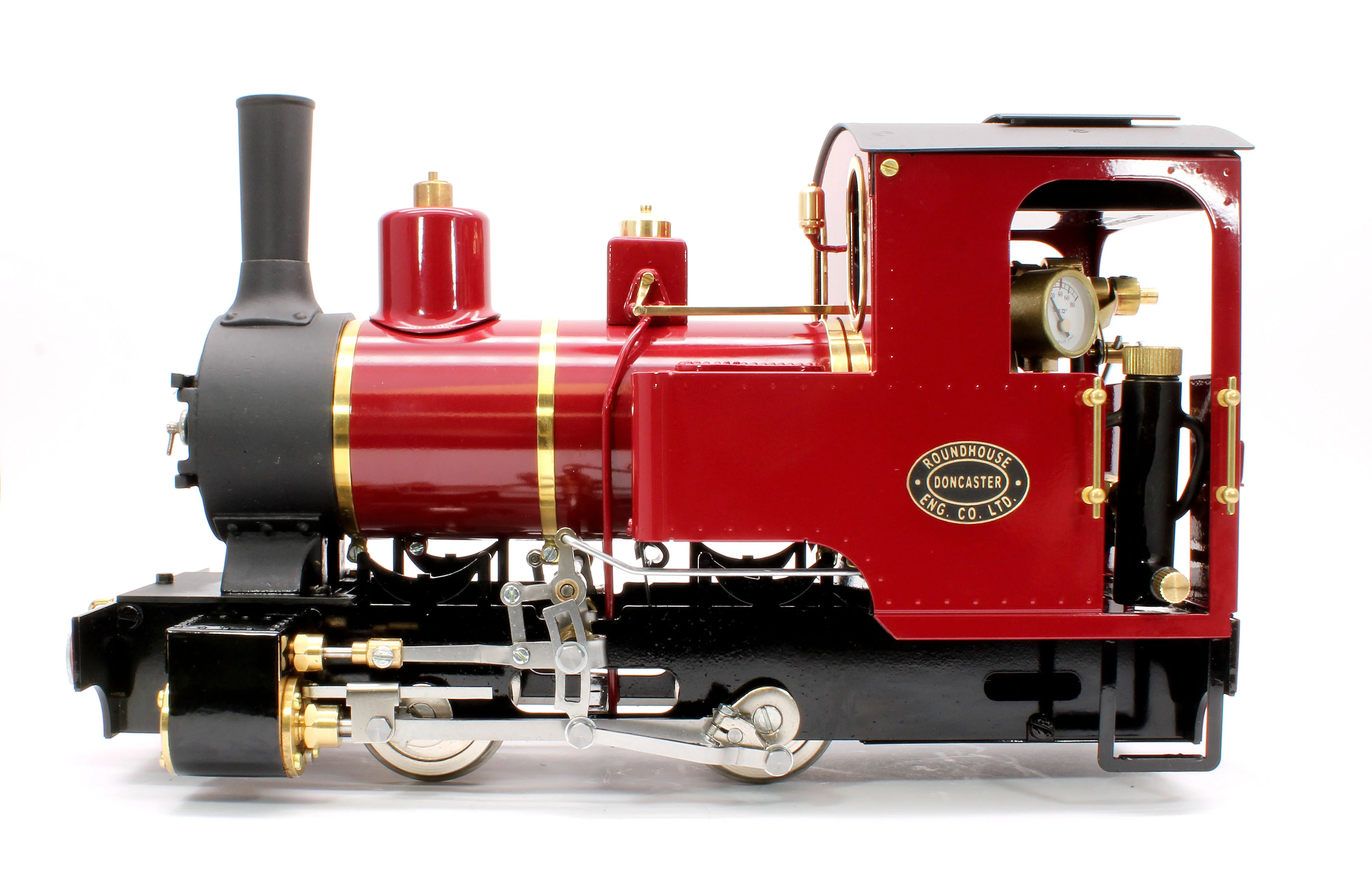 BRC-MAROON-NI 0-4-0 Side Tank Engine 'Billy' Maroon (Radio Control, Uninsulated Wheels) Steam Locomotive - Image 2