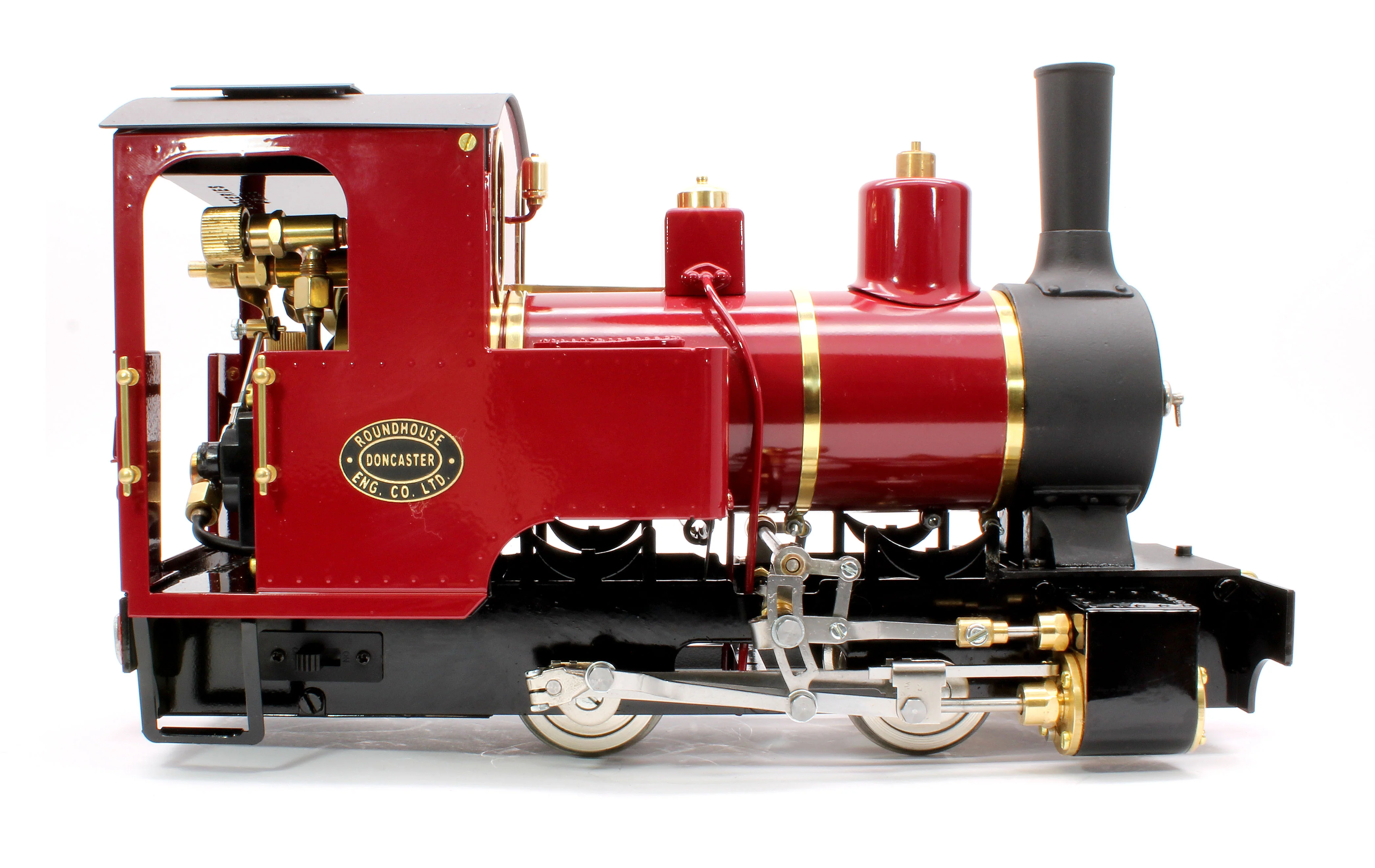 BRC-MAROON-NI 0-4-0 Side Tank Engine 'Billy' Maroon (Radio Control, Uninsulated Wheels) Steam Locomotive - Image 5