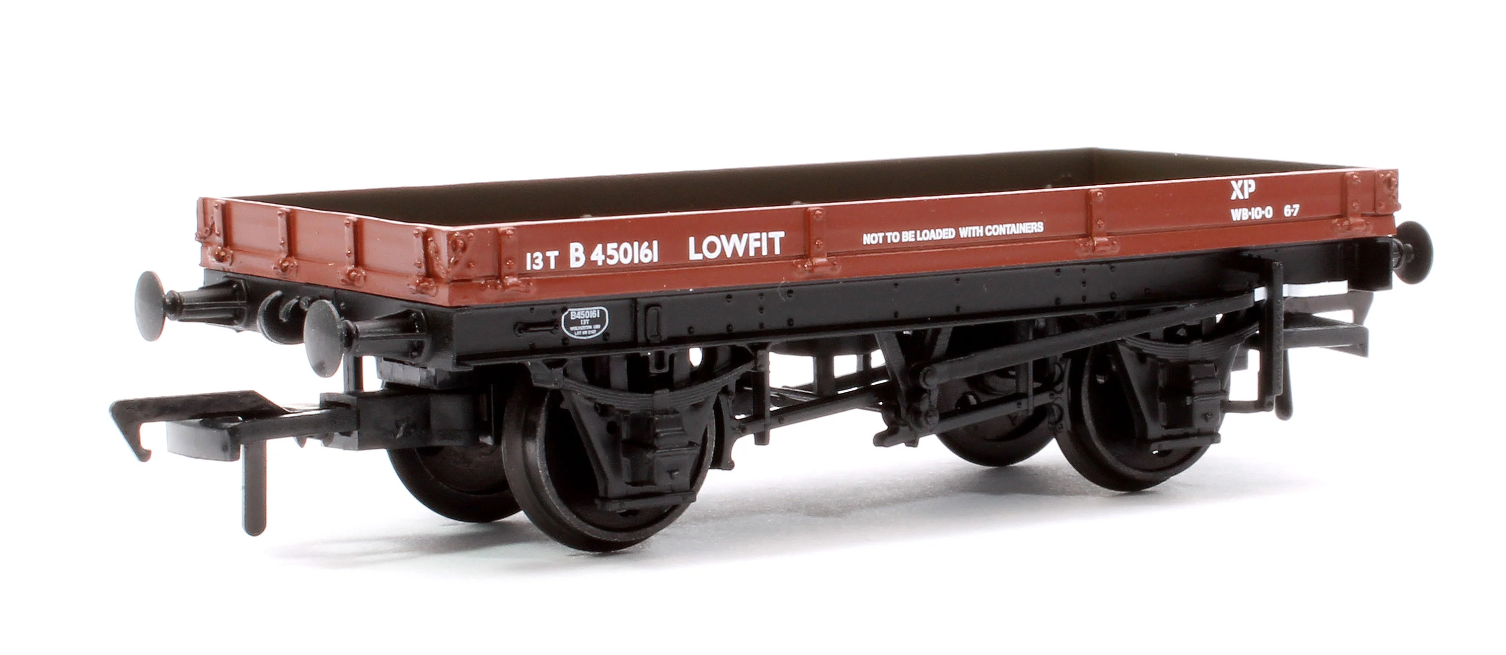 37-479B 1 Plank 'Lowfit' Wagon BR Bauxite (Late) No.B450161