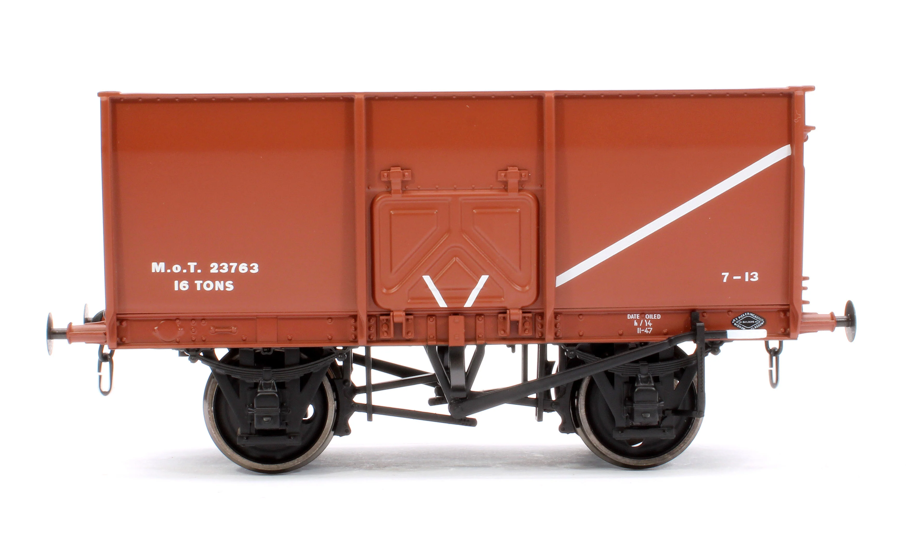 7F-041-003 14T Slope Sided Mineral Wagon Bauxite MOT 23763 - Image 2