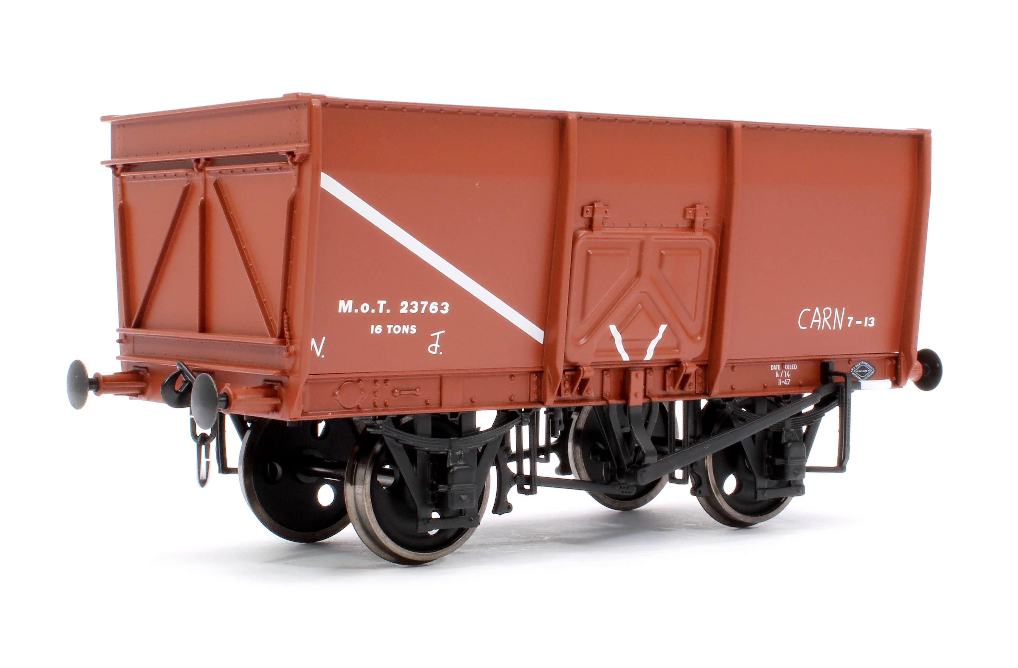 7F-041-003 14T Slope Sided Mineral Wagon Bauxite MOT 23763 - Image 3
