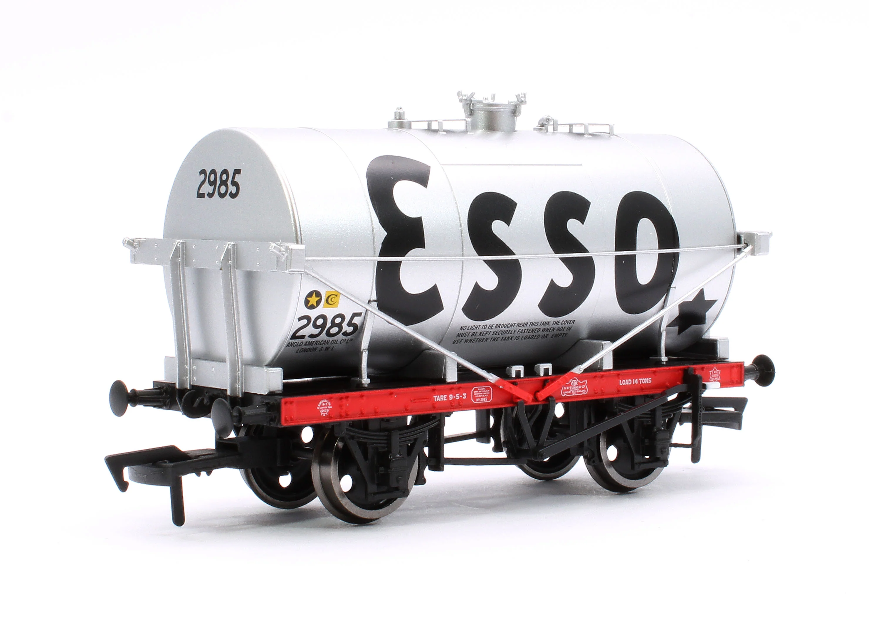 4F-058-001 14T Tank Wagon Class A Esso Silver 2985 - Image 3