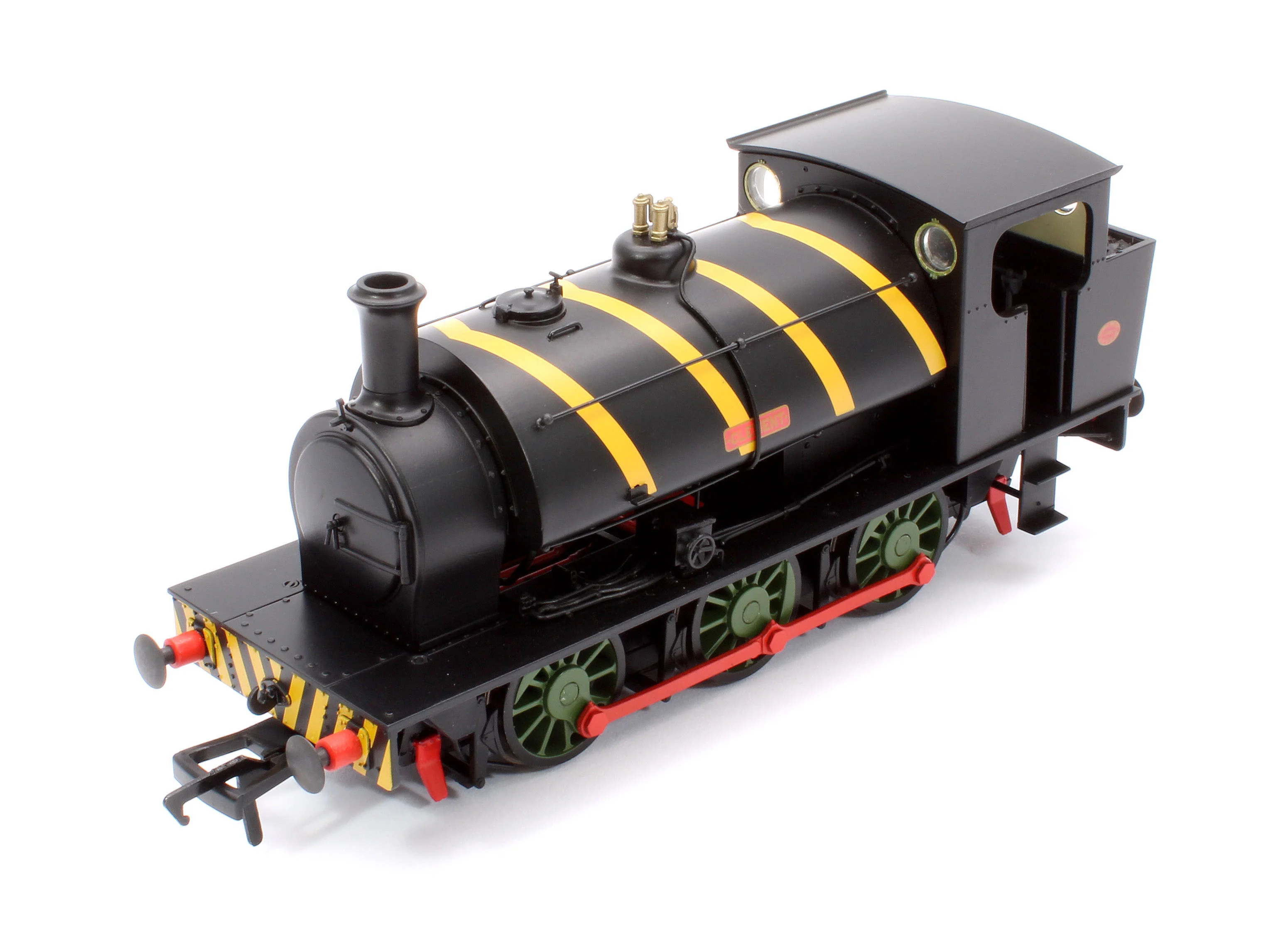 903514 16” Hunslet "Clement", NCB Brodsworth Colliery black with yellow stripes, No. 1983 - Steam Tank Locomotive - DCC Sound - Image 9