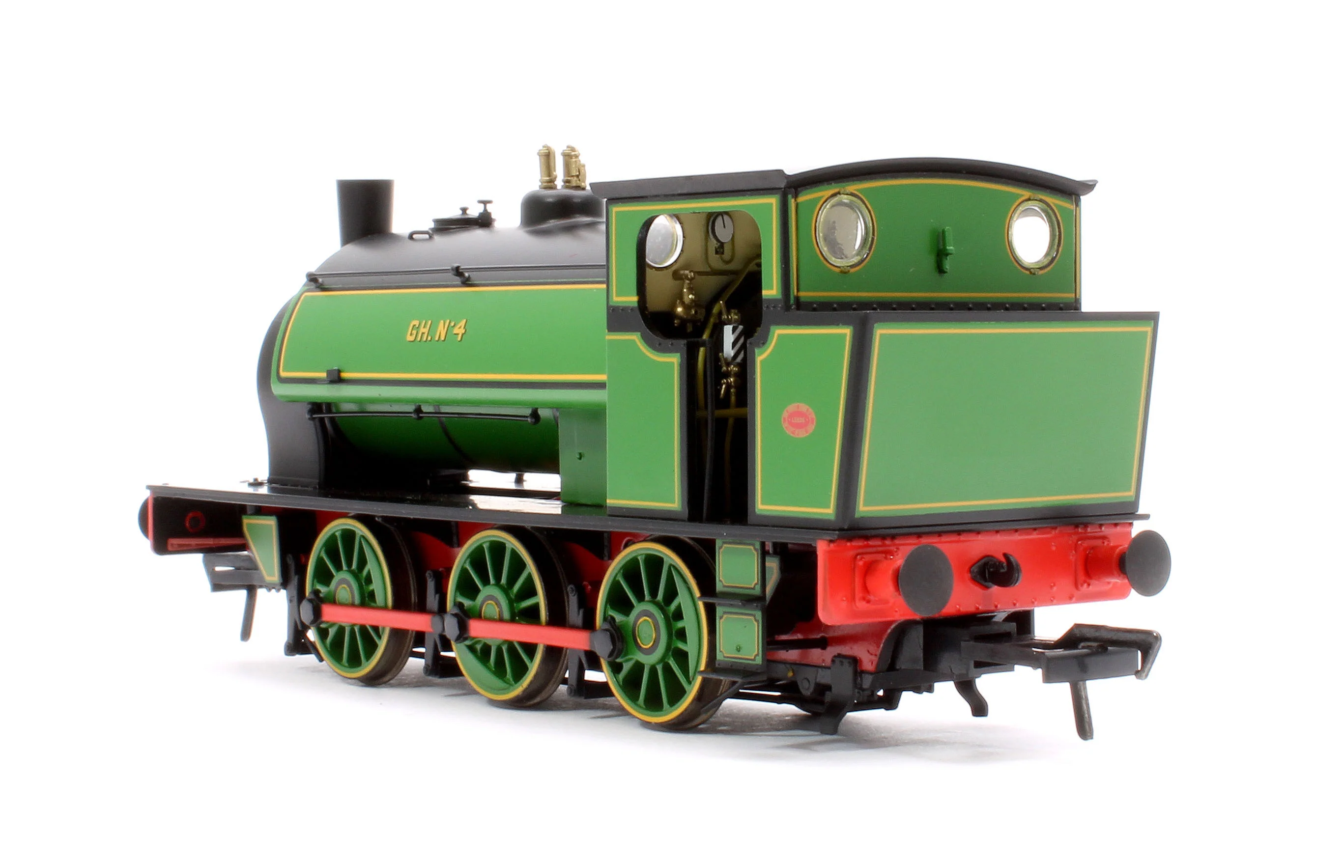 903015SR 16” Hunslet No. 4, Glasshoughton Colliery Lined Green, Stovepipe Chimney, No. 3855 (DCC Ready) - Image 2