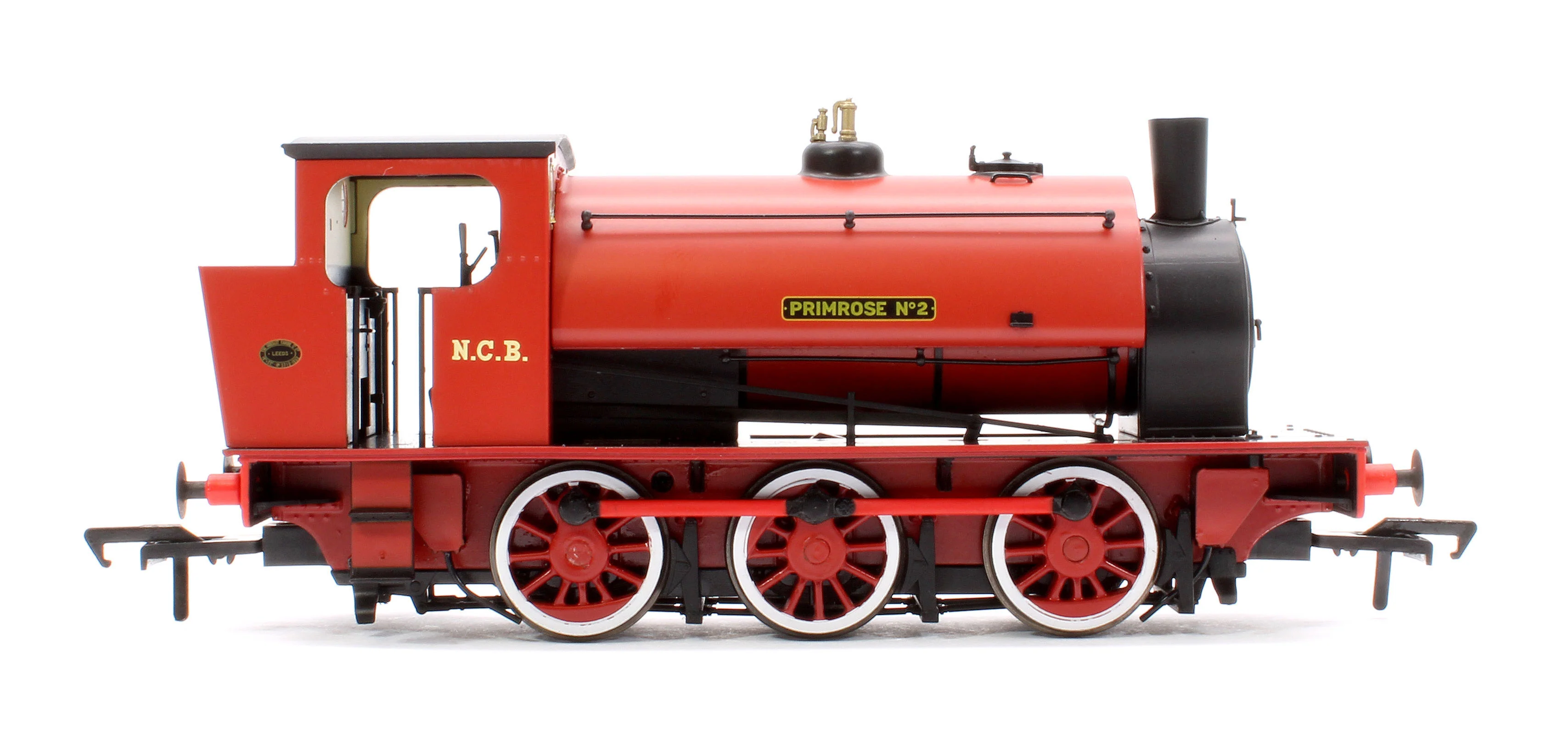 903517 16” Hunslet "Primrose No. 2", NCB red with stovepipe chimney, No. 3715 (as preserved at Embsay in the 1970s) - Steam Tank Locomotive - DCC Sound - Image 6