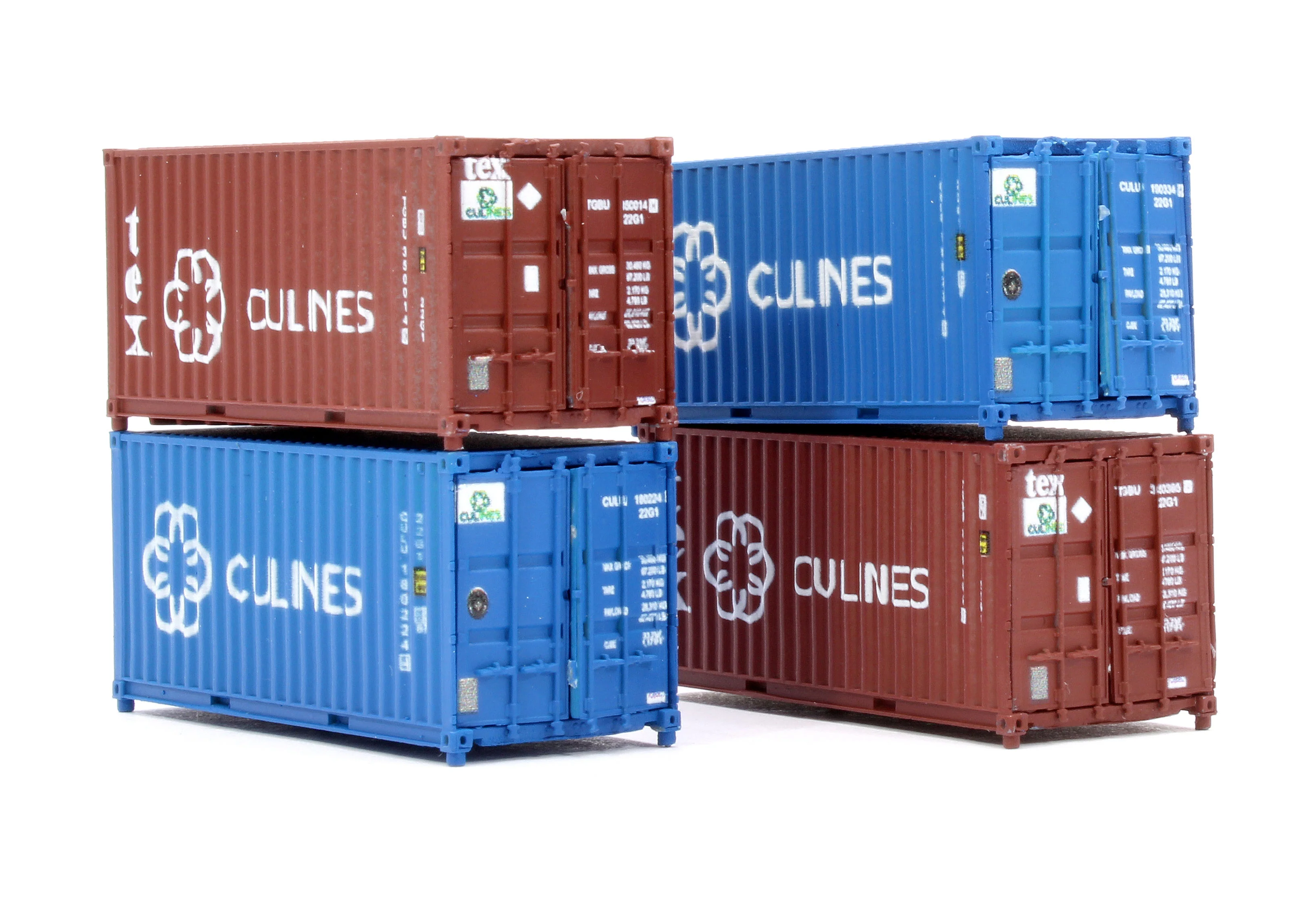 2F-028-210 20ft Container Culines Culu/ Tgbu 4 Pack - Image 3