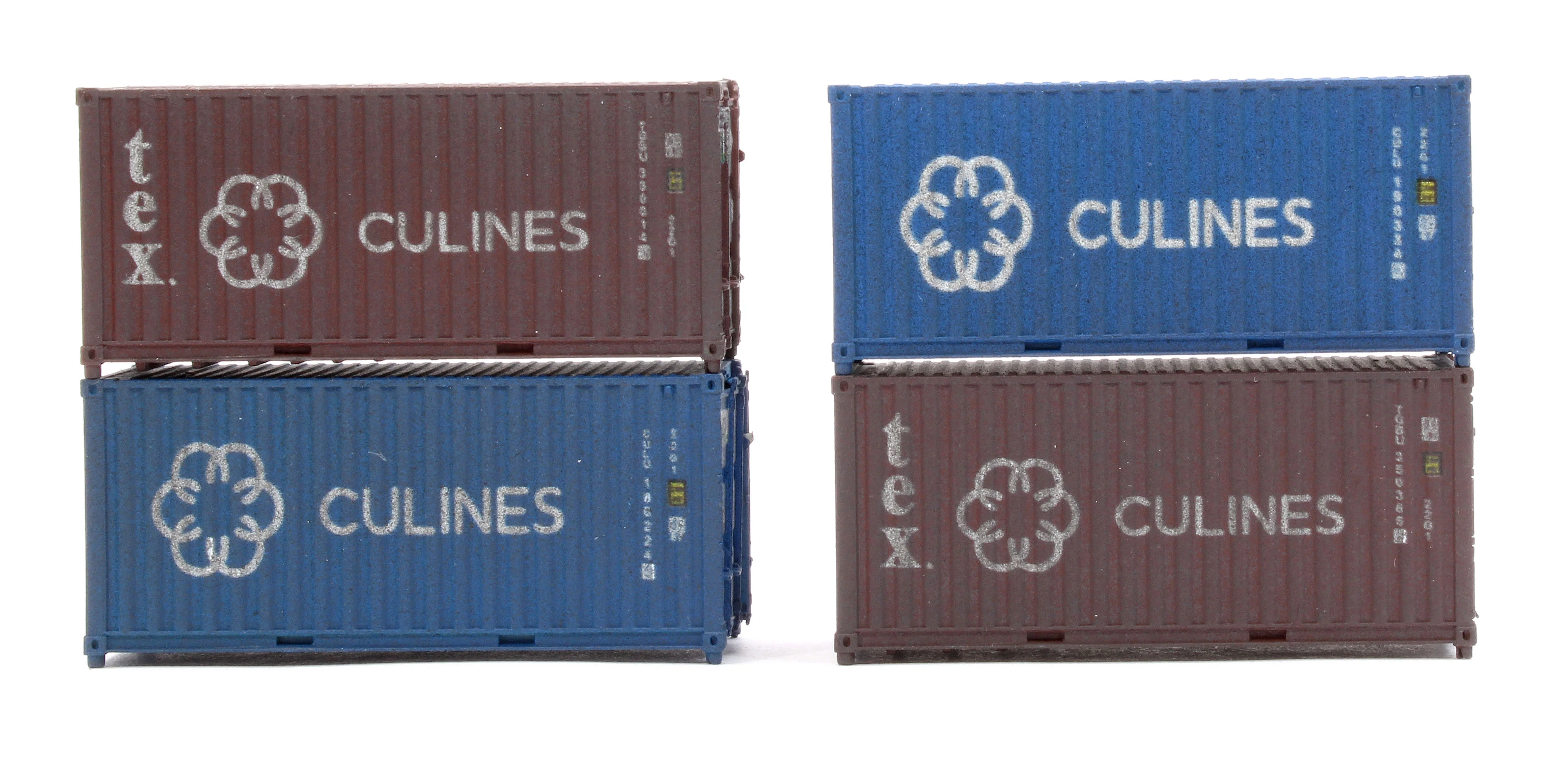 2F-028-211 20ft Container Culines Culu/ Tgbu 4 Pack Weathered - Image 2
