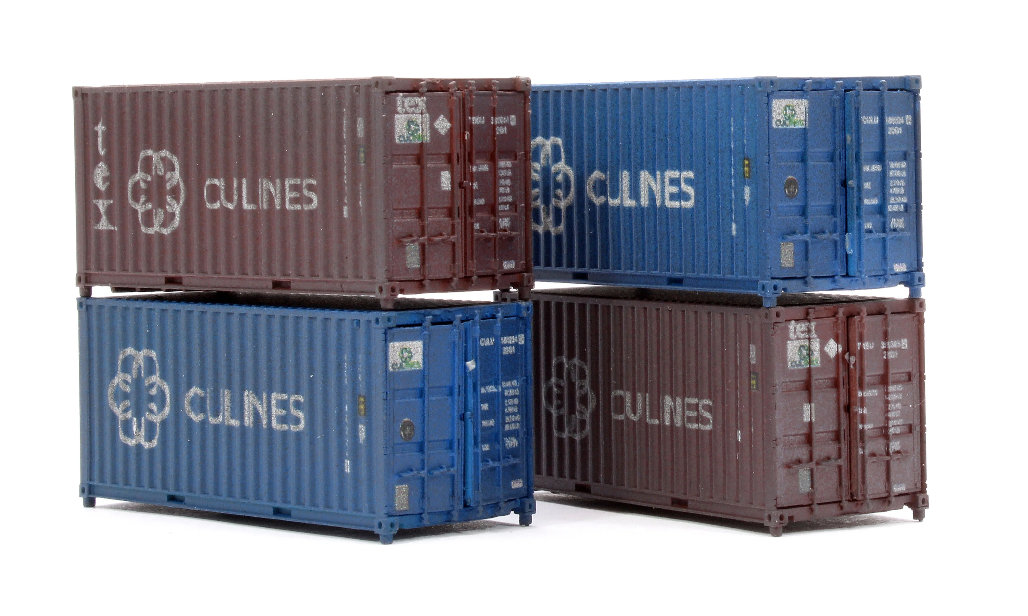2F-028-211 20ft Container Culines Culu/ Tgbu 4 Pack Weathered - Image 3