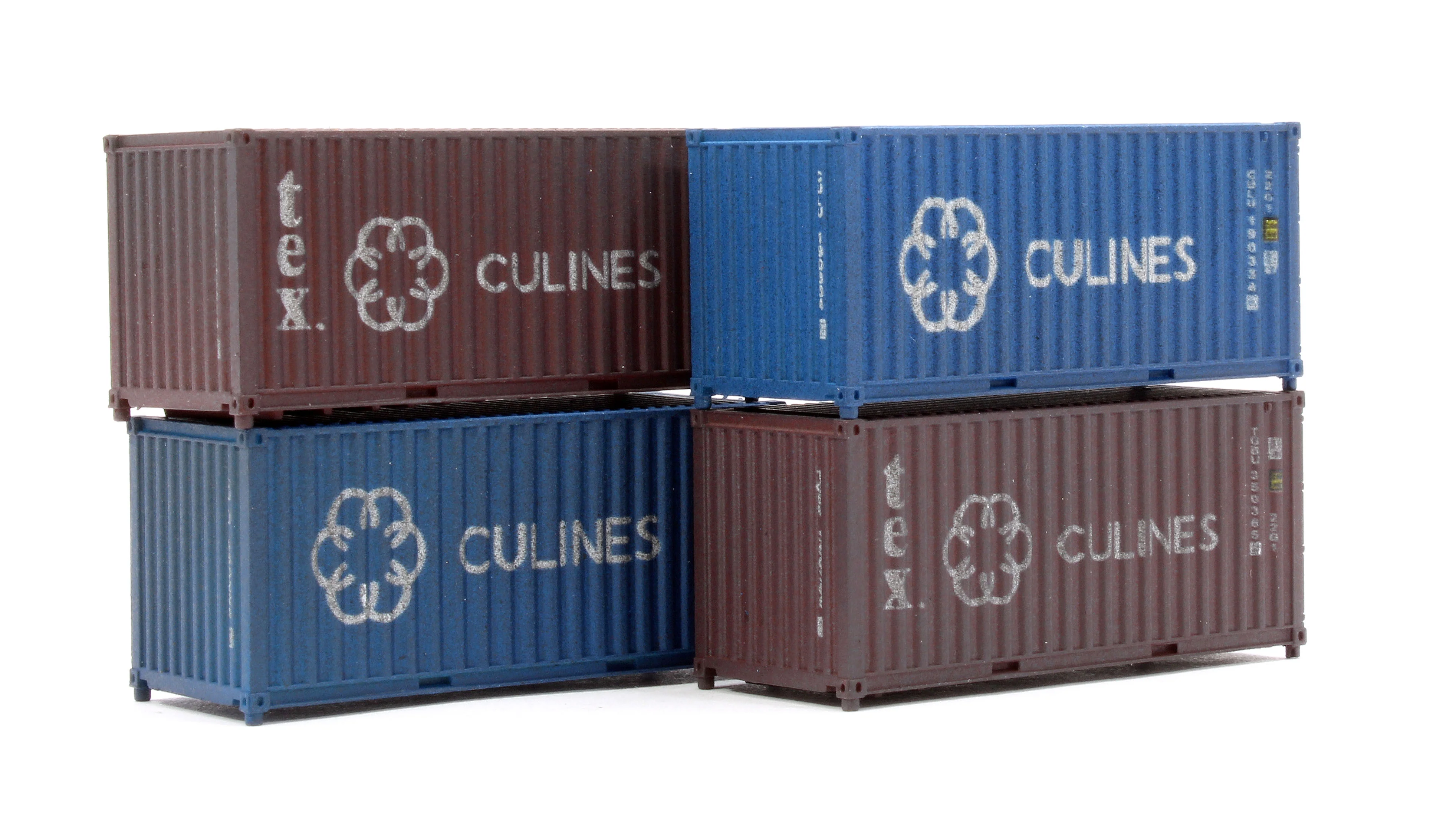 2F-028-211 20ft Container Culines Culu/ Tgbu 4 Pack Weathered - Image 4