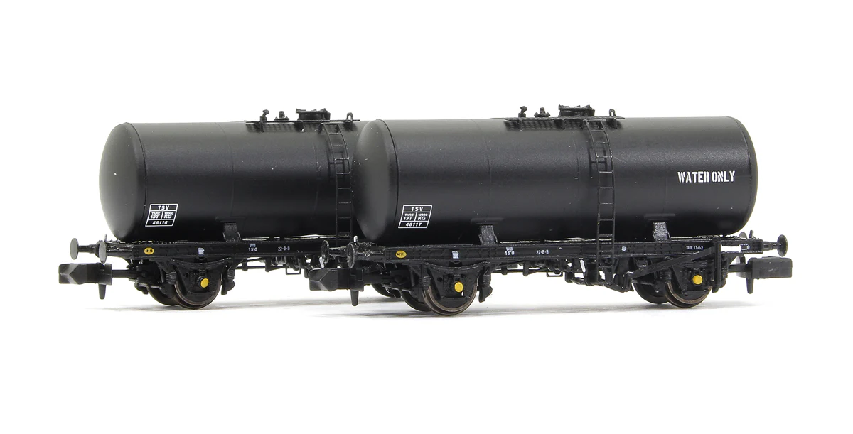 N35TA-206A 35T Class A Tank Wagon Black "Water Only" Livery - Twin Pack - Image 2