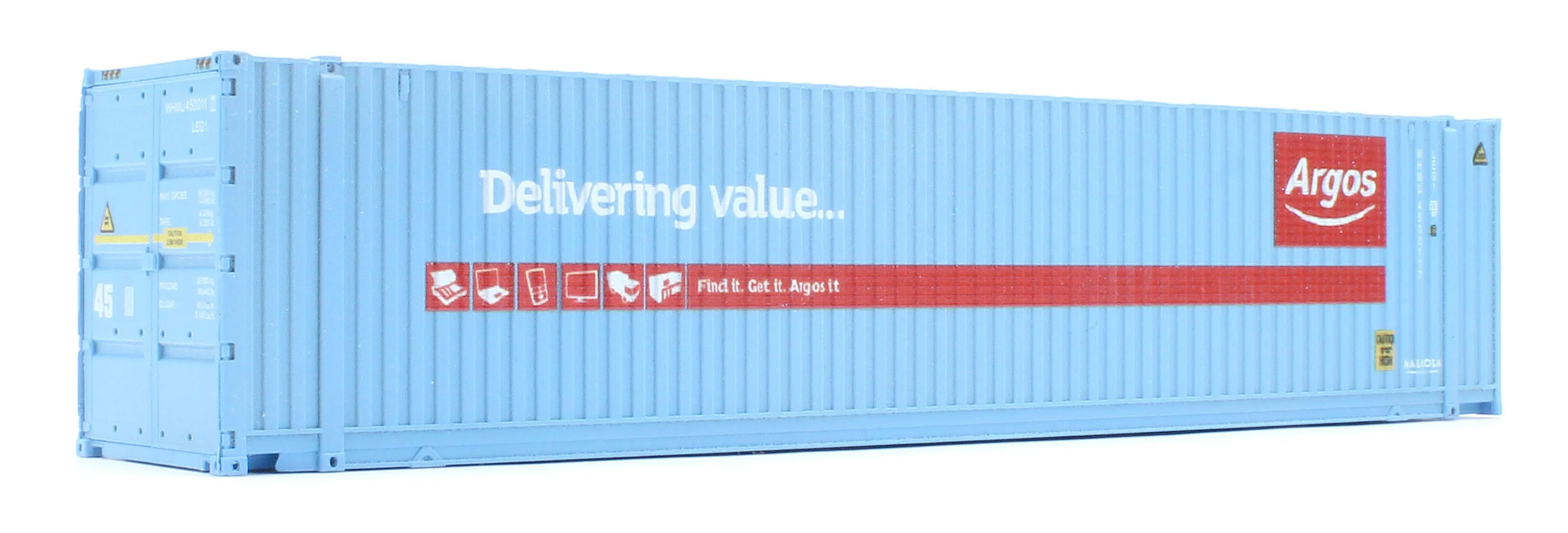 4F-028-110 45 Ft high cube Container Argos WHMU 450011-7e & CO-OP 450063-1 - Image 2