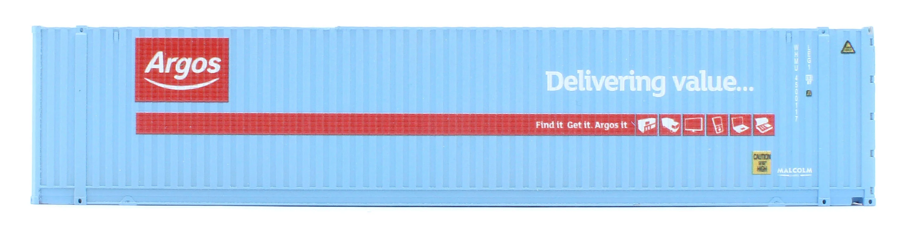 4F-028-110 45 Ft high cube Container Argos WHMU 450011-7e & CO-OP 450063-1 - Image 3