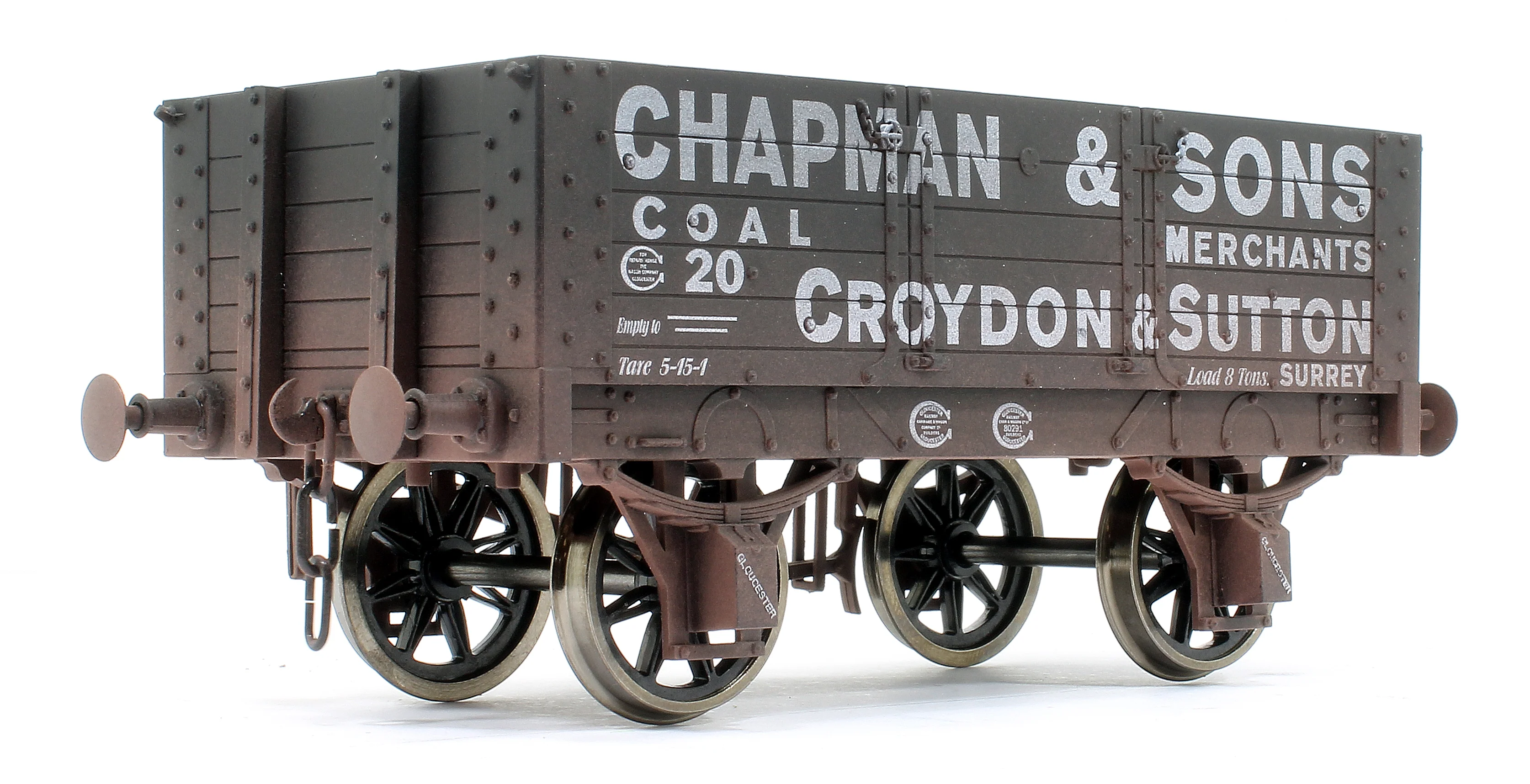 7F-052-006W 5 Plank 9 Ft Chapman & Sons 20 - Weathered - Image 2