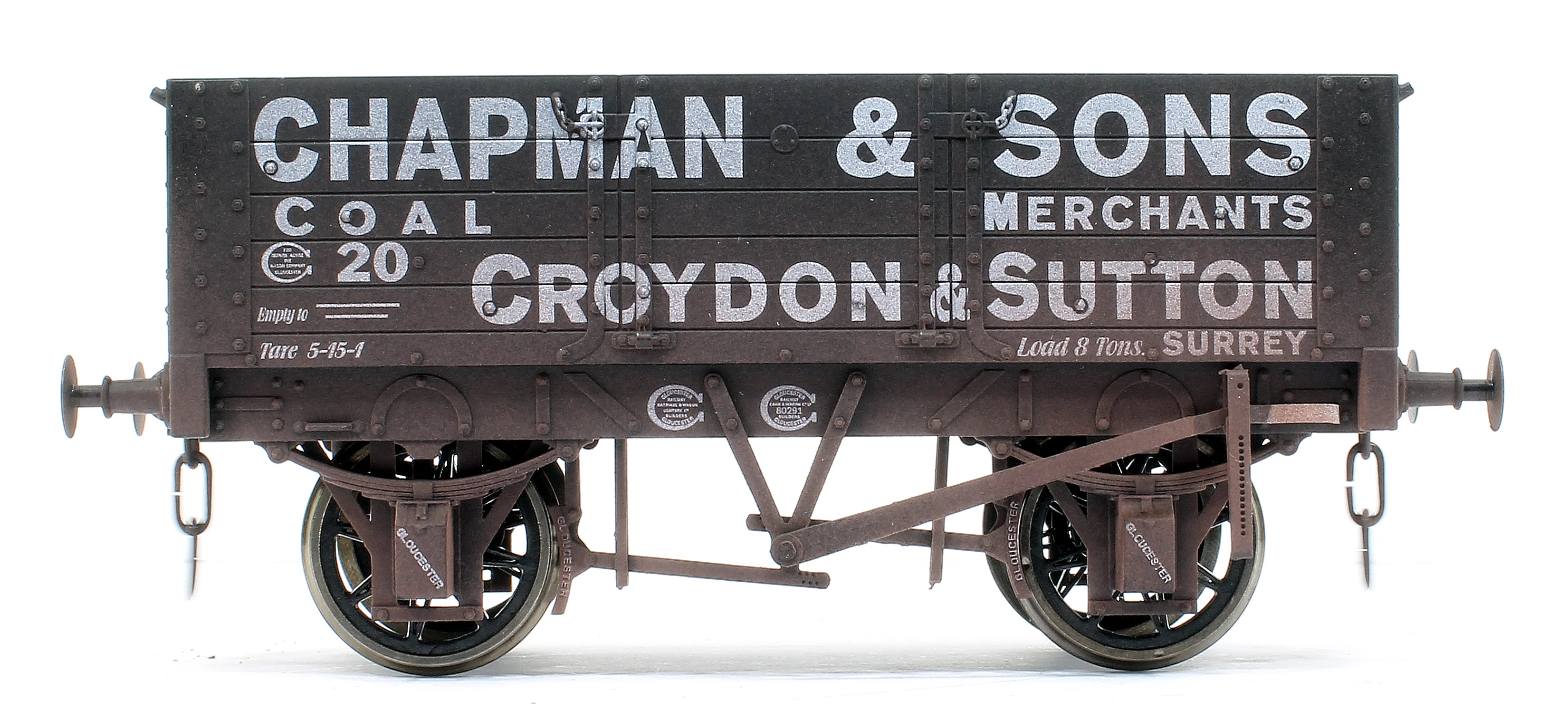 7F-052-006W 5 Plank 9 Ft Chapman & Sons 20 - Weathered - Image 3