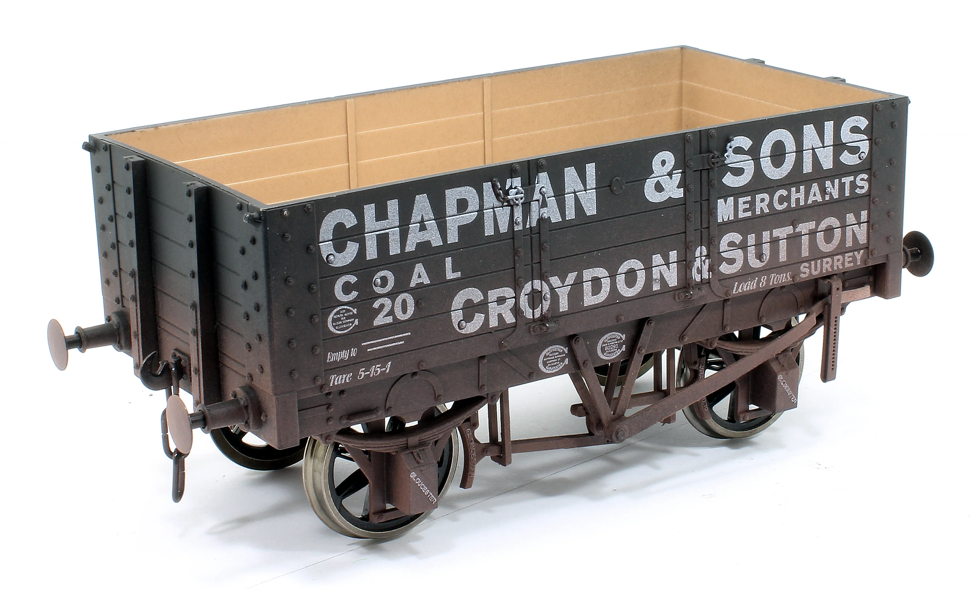 7F-052-006W 5 Plank 9 Ft Chapman & Sons 20 - Weathered - Image 4