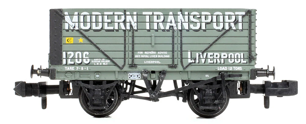 377-129 8 Plank Wagon End Door 'Modern Transport Liverpool' Grey No.1206 - Image 3