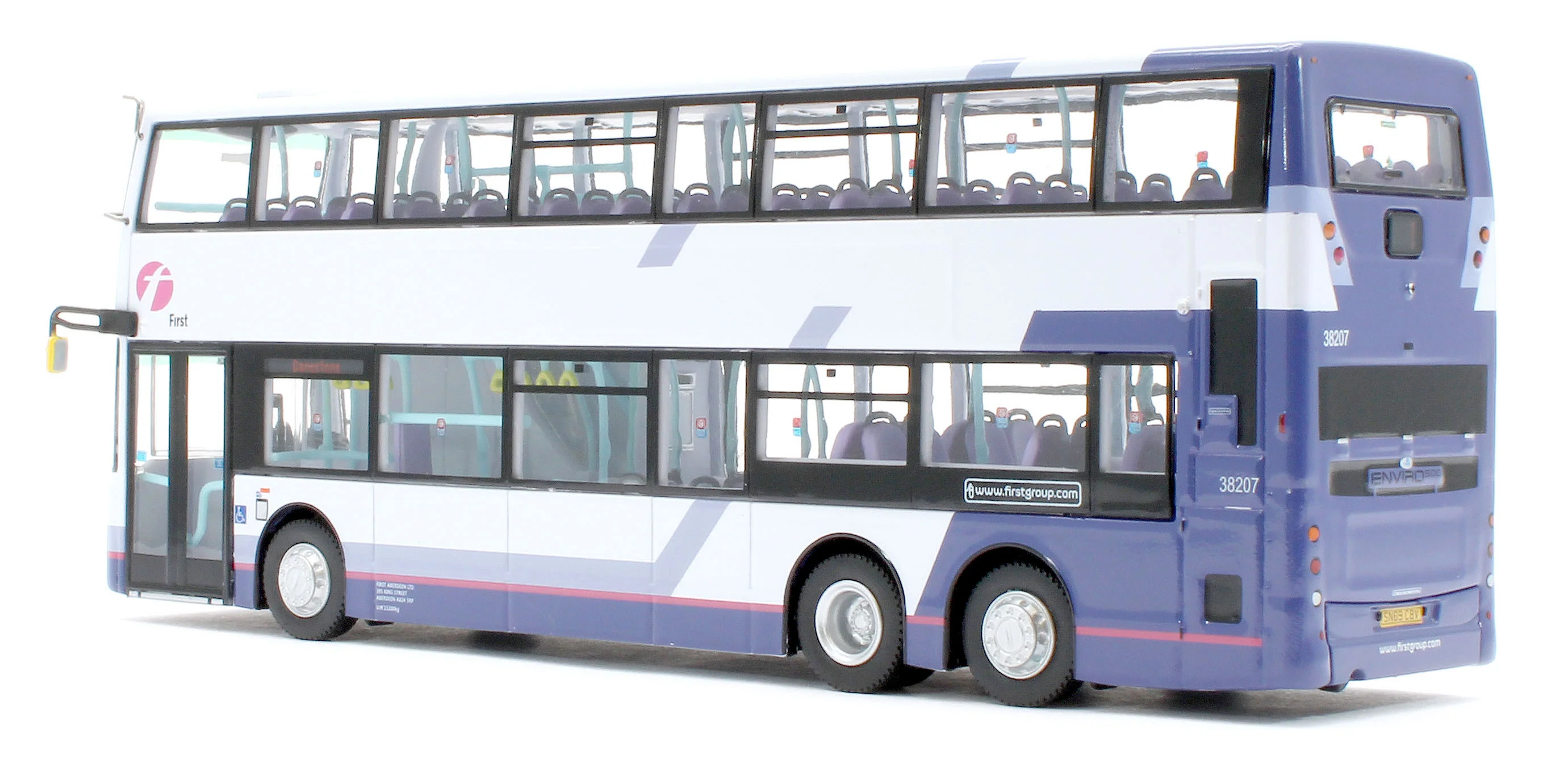 UKD76001 Dennis Trident ENVIRO500 Euro IV 12.1M First Bus Aberdeen Rt.1 - Danestone - Image 3