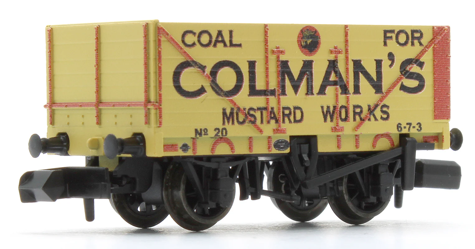 NR7006P 9ft 7 plank open wagon, Colman’s Mustard No.20