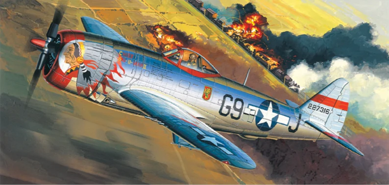 PKAY12491 P-47D Thunderbolt Bubbletop Model Kit