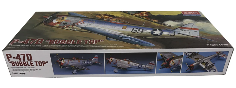 PKAY12491 P-47D Thunderbolt Bubbletop Model Kit - Image 3