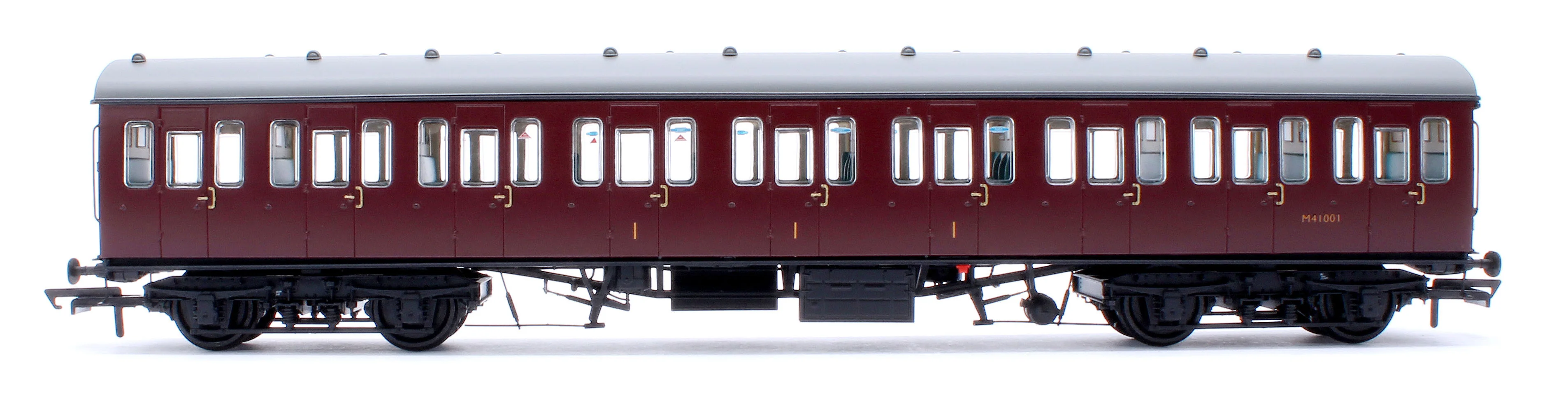 ACC2357 BR Mk1 57' Non-Gangway Coach - C - Plain Maroon M41001 - Image 2
