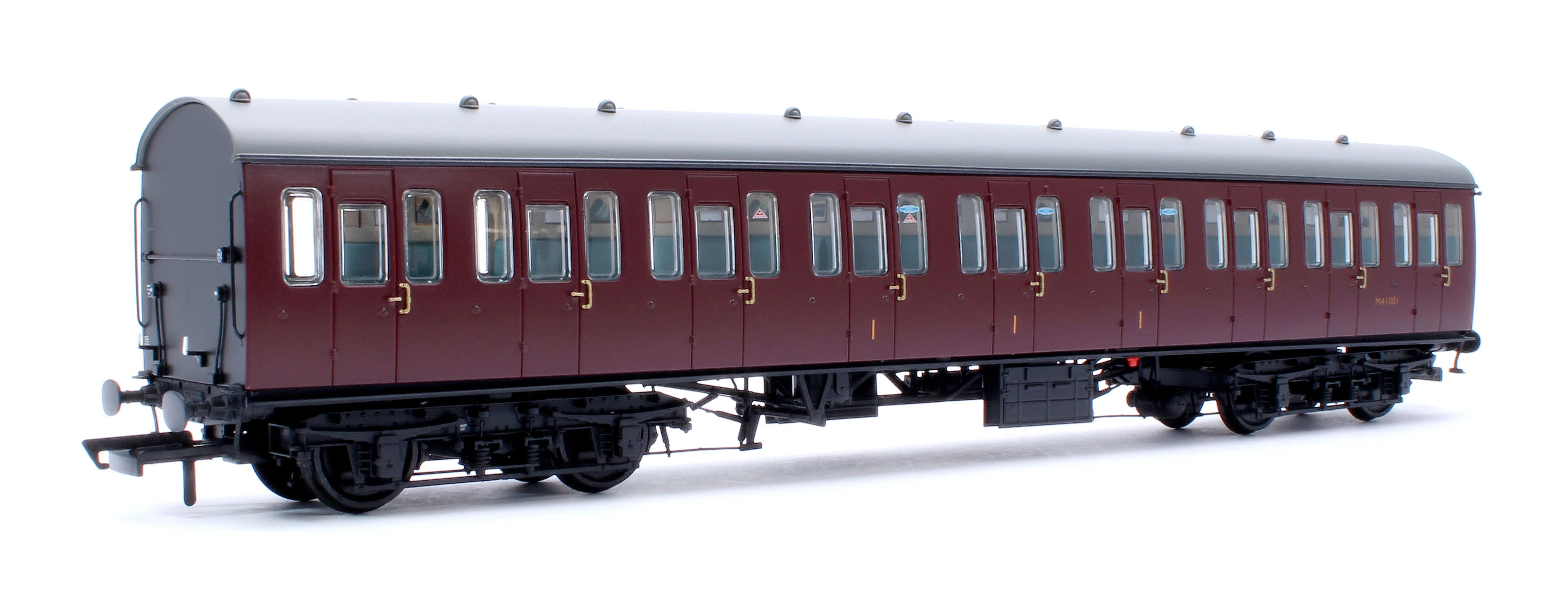 ACC2357 BR Mk1 57' Non-Gangway Coach - C - Plain Maroon M41001 - Image 3
