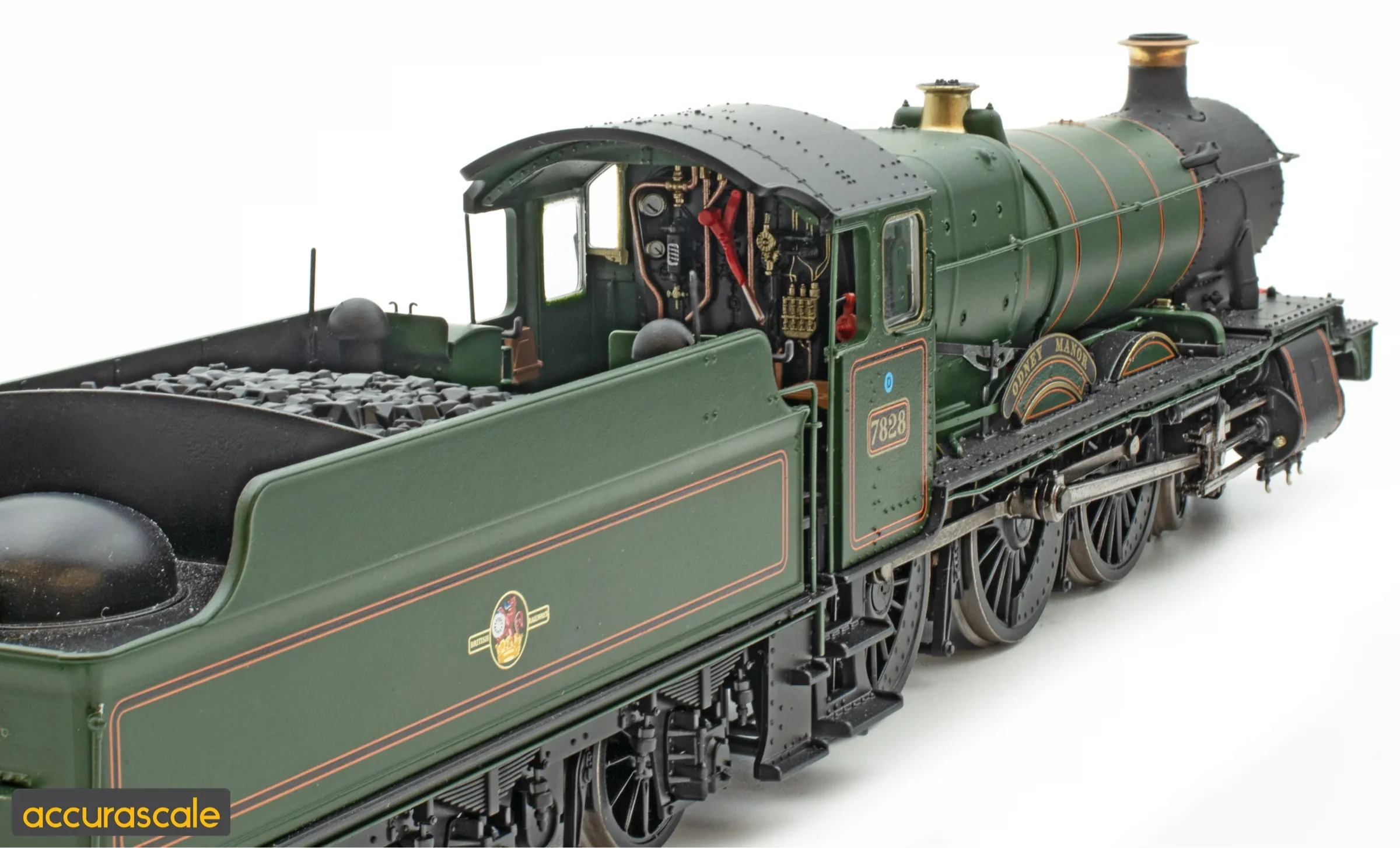 ACC2707 Odney Manor' BR Lined Green (Late Crest) 4-6-0 No.7828 Steam Locomotive - Image 3