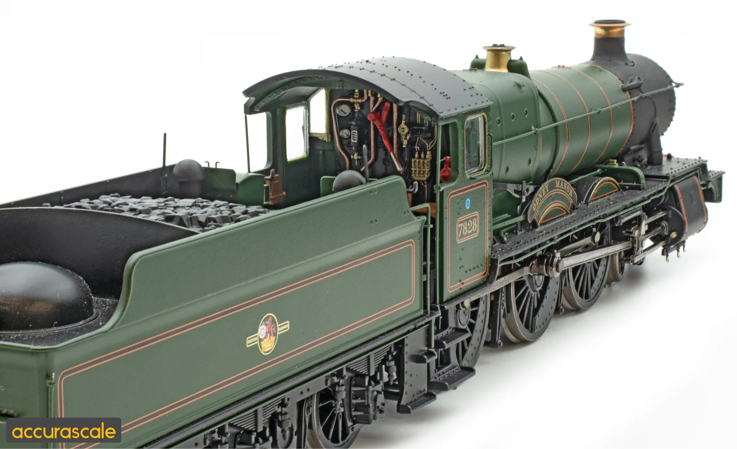 ACC2712-DCC Odney Manor' BR LIned Green (Late Crest) 4-6-0 No.7828 Steam Locomotive - DCC Sound - Image 3