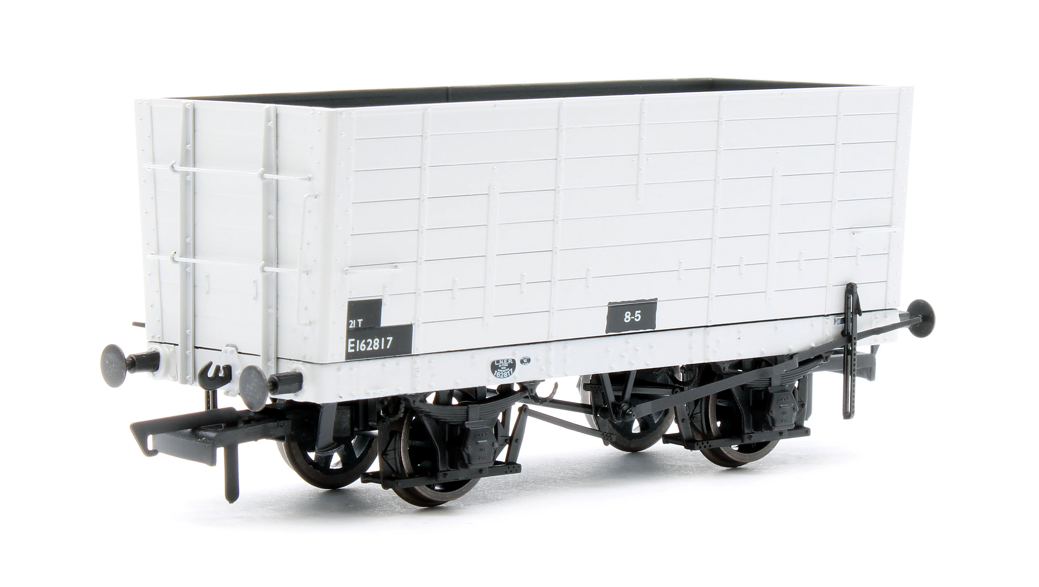ACC2828 NER 20t Hopper - DGM 12 Hopper - BR Grey, with black panels - Triple Pack - Image 3