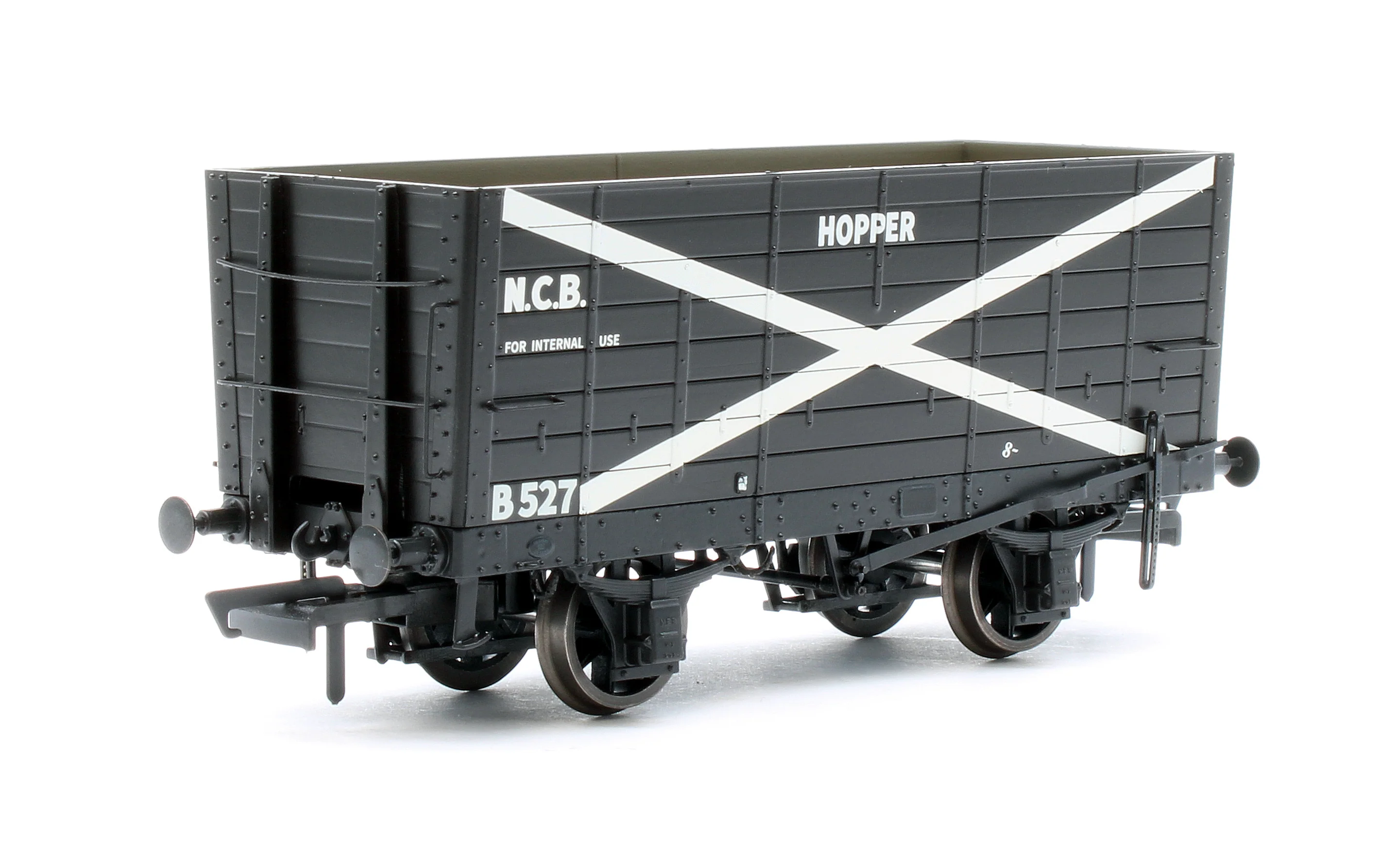 ACC2831 NER 20t Hopper - P7 Hopper - NCB Black, with white cross - Triple Pack - Image 3
