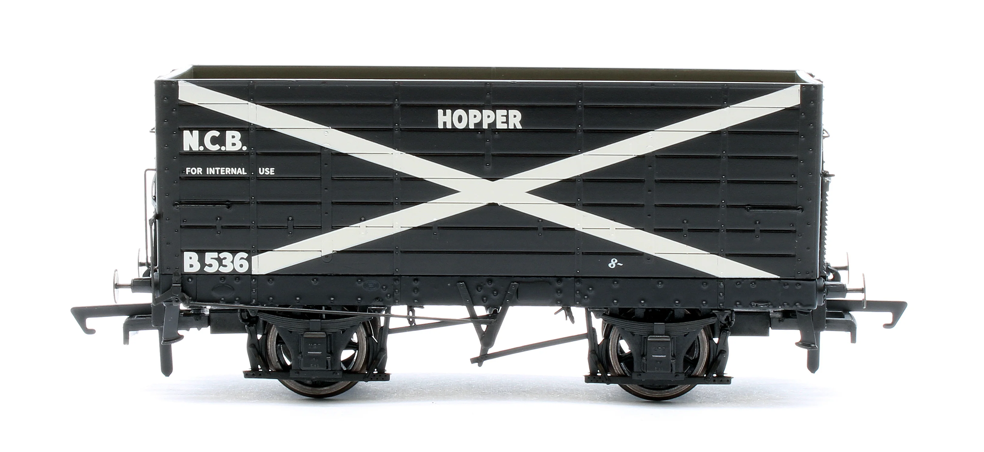 ACC2831 NER 20t Hopper - P7 Hopper - NCB Black, with white cross - Triple Pack - Image 8