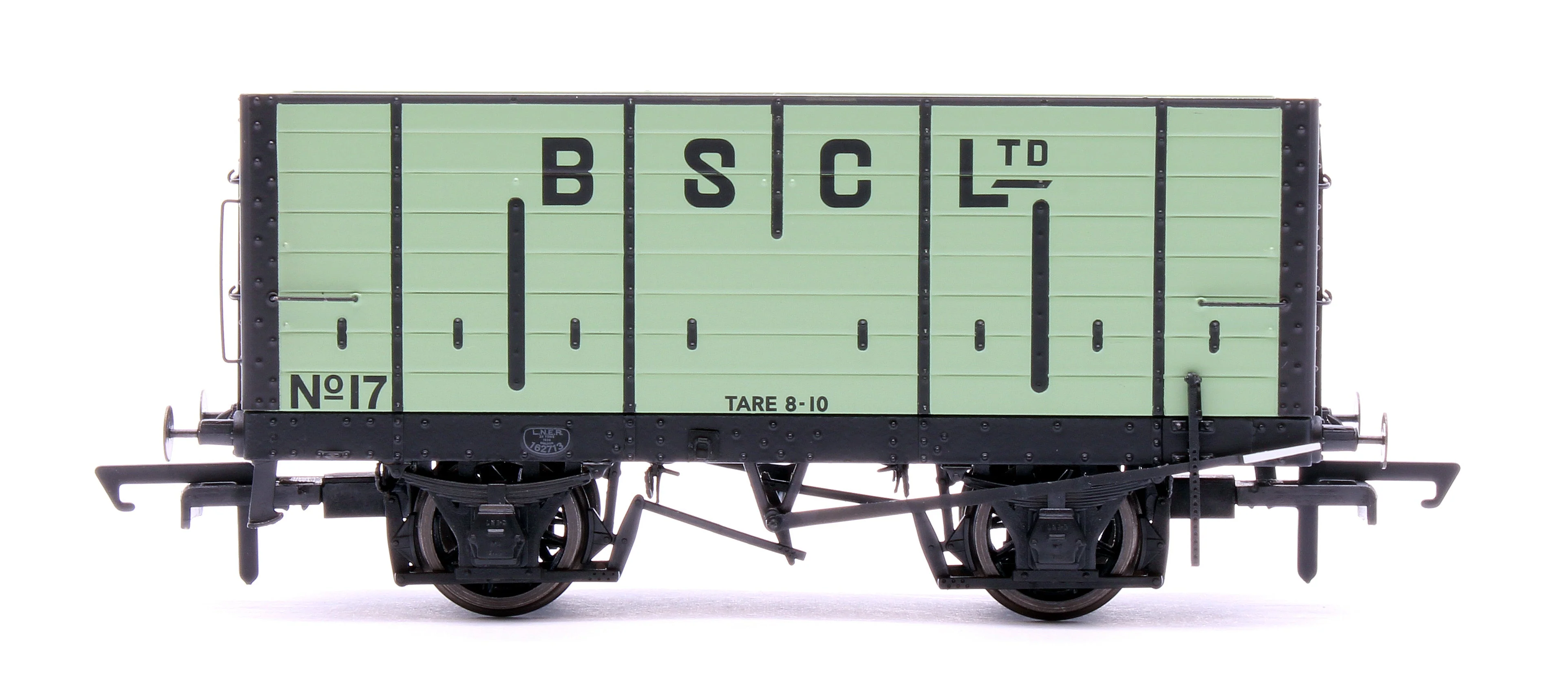 Pre-Owned ACC2833 NER 20t Hopper - BSC (Internal User) Hopper - Pale Green, with black ironwork - Triple Pack - Image 8