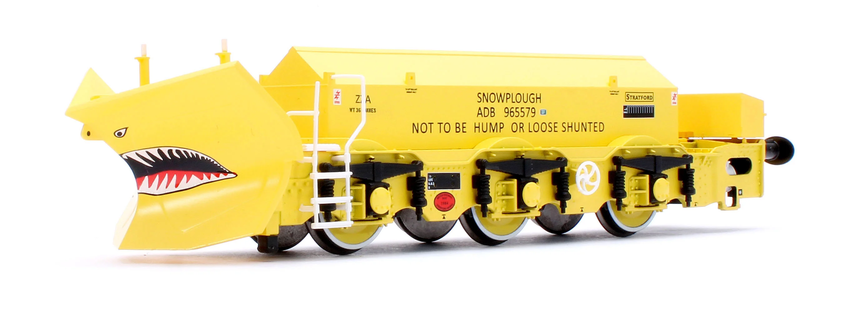 ACC3041 Beilhack Snowplough ZZA ADB965578/579 'Stratford Shark' BR yellow (ex Class 40) Twin Pack - Image 5