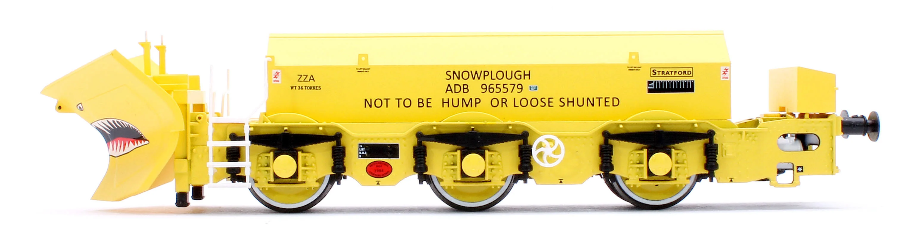 ACC3041 Beilhack Snowplough ZZA ADB965578/579 'Stratford Shark' BR yellow (ex Class 40) Twin Pack - Image 6
