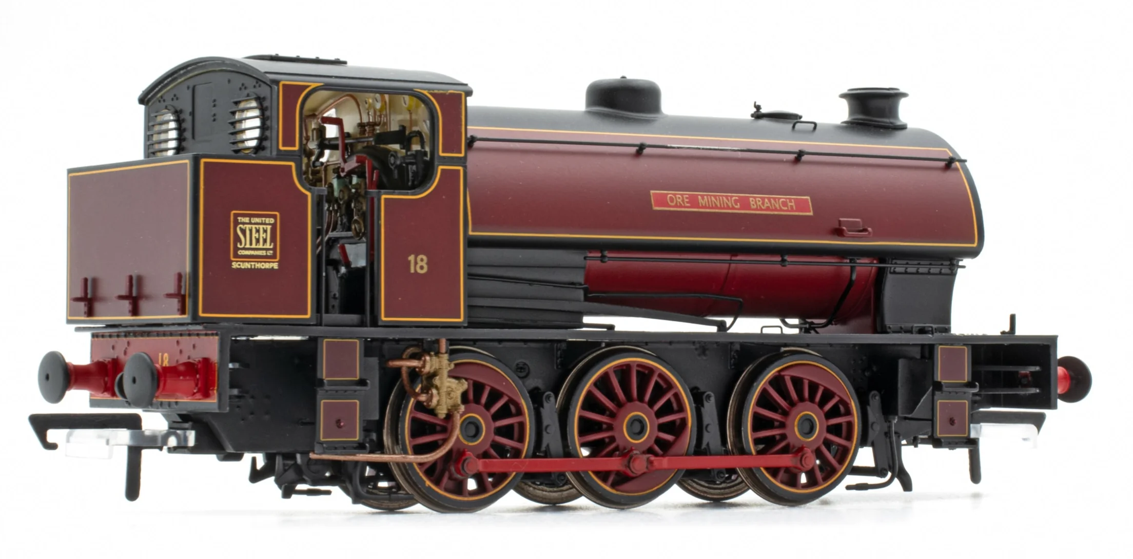 ACC3109 Hunslet 'Austerity' 0-6-0 Saddle Tank United Steel Company 'Ore Mining Branch' No.18 Steam Locomotive - DCC Sound - Image 2
