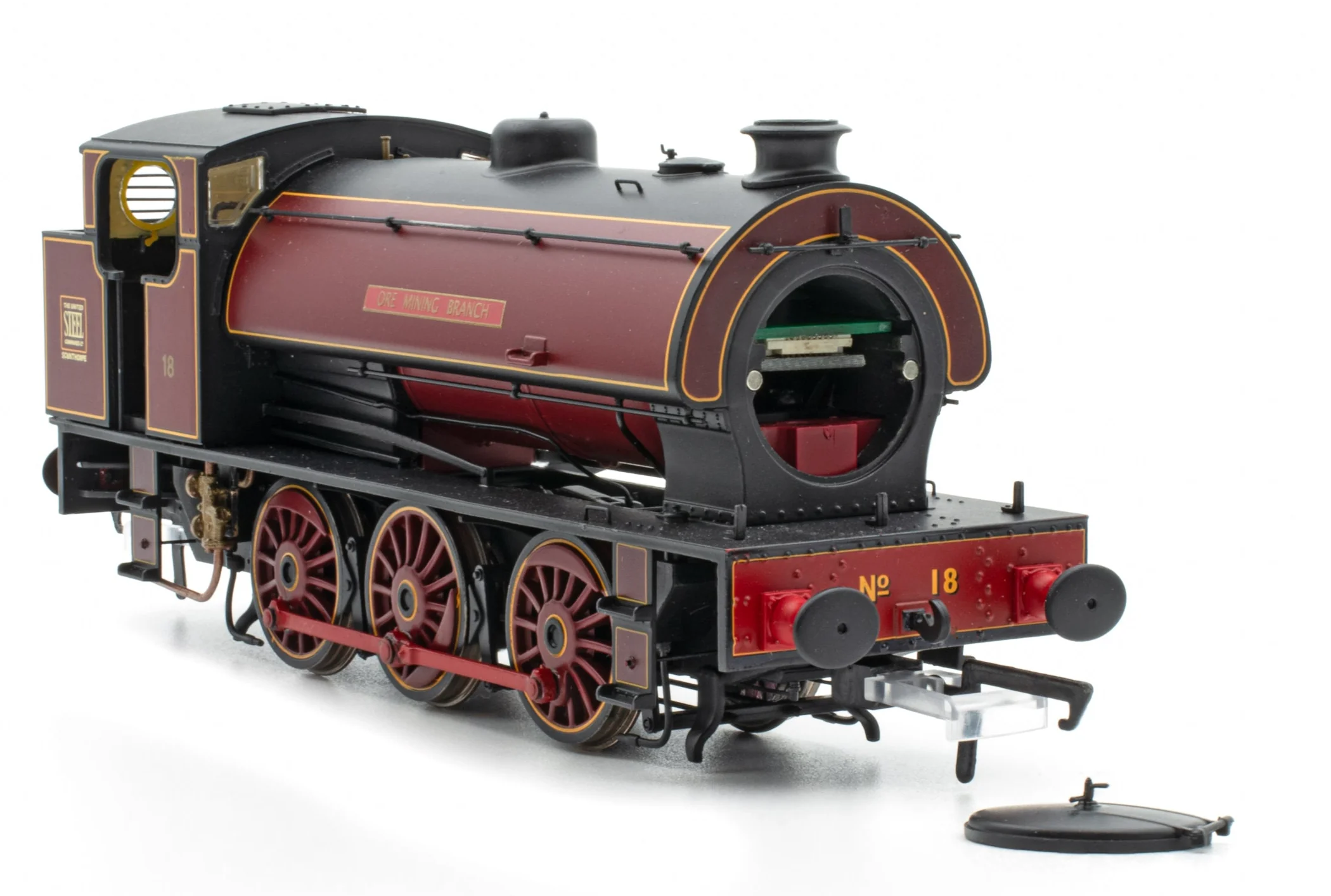 ACC3109 Hunslet 'Austerity' 0-6-0 Saddle Tank United Steel Company 'Ore Mining Branch' No.18 Steam Locomotive - DCC Sound - Image 3