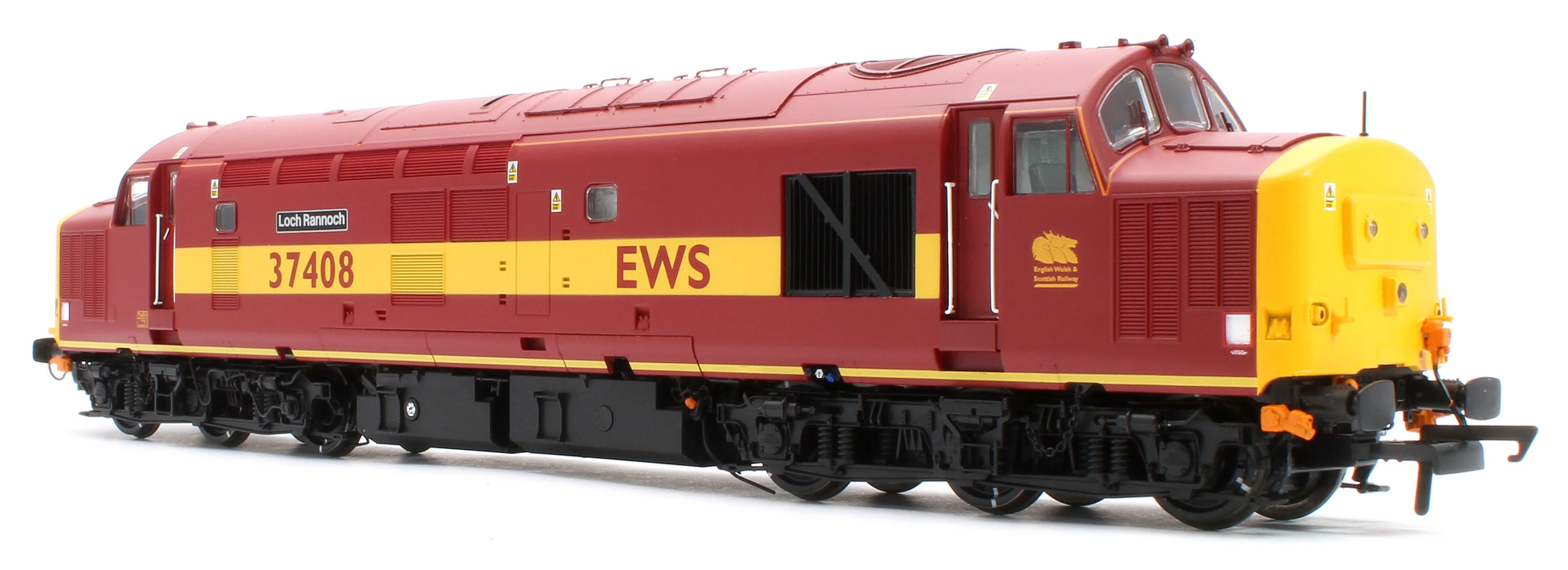 ACC3151 Class 37 Loch Rannoch EWS Maroon & Gold 37408 Diesel Locomotive - Image 6