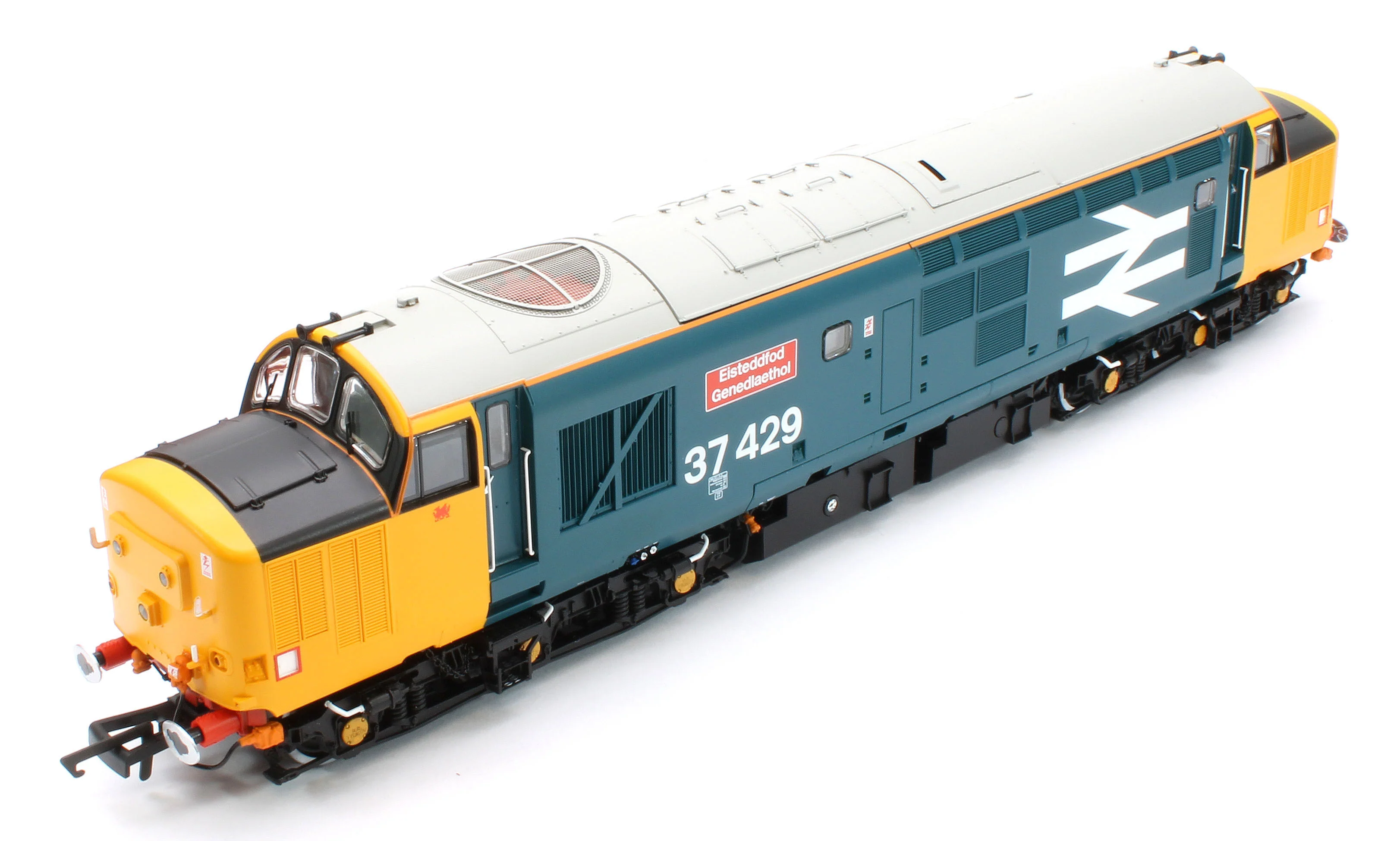 ACC3155 Class 37 Eisteddfod Genedlaethol Large Logo Blue (with Welsh Dragon) 37429 Diesel Locomotive - Image 11