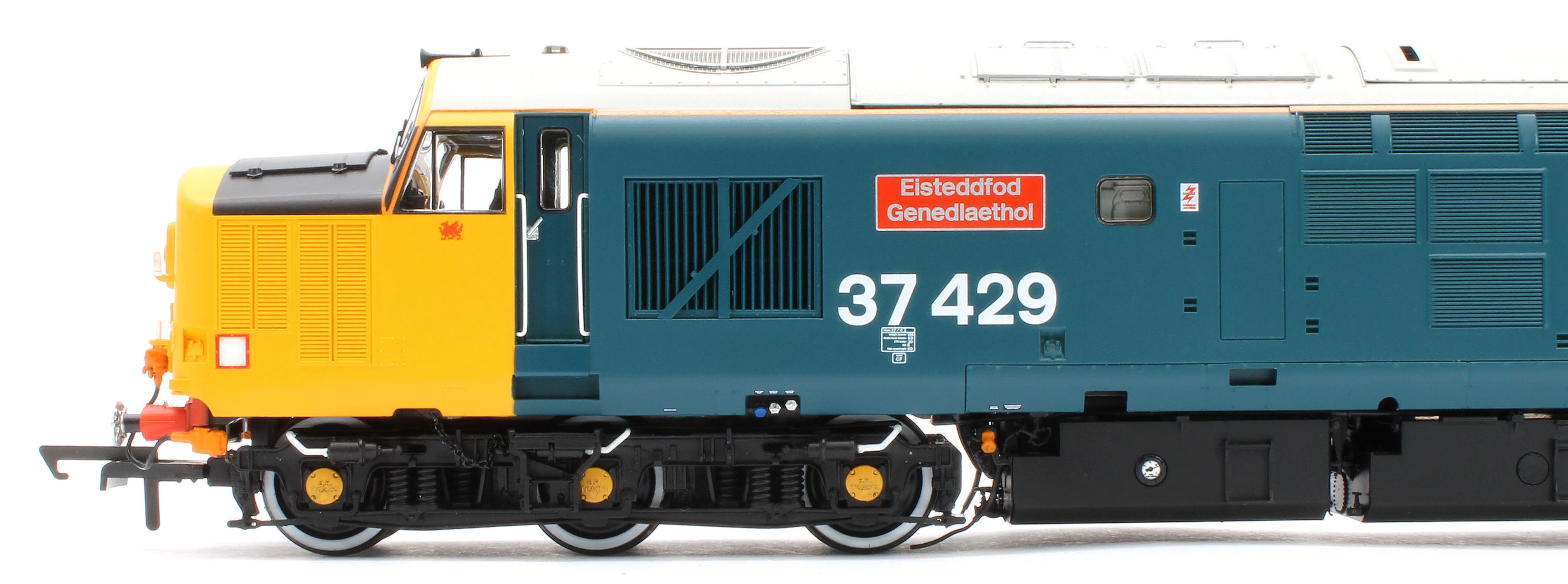 ACC3155 Class 37 Eisteddfod Genedlaethol Large Logo Blue (with Welsh Dragon) 37429 Diesel Locomotive - Image 9