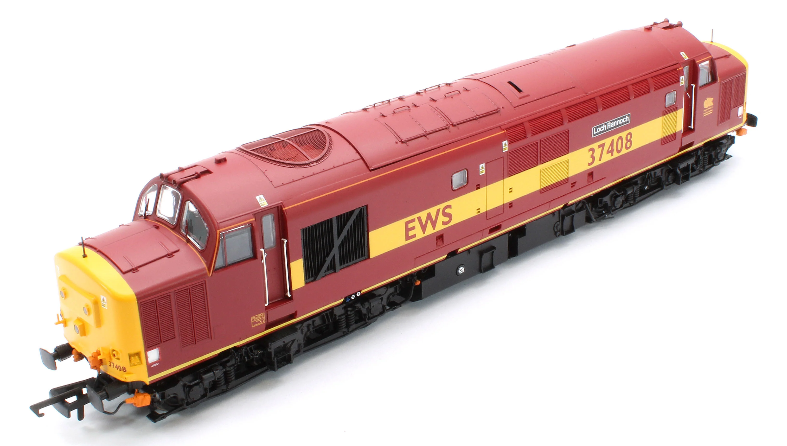 ACC3160-DCC Class 37 Loch Rannoch EWS Maroon & Gold 37408 Diesel Locomotive - DCC Sound - Image 12