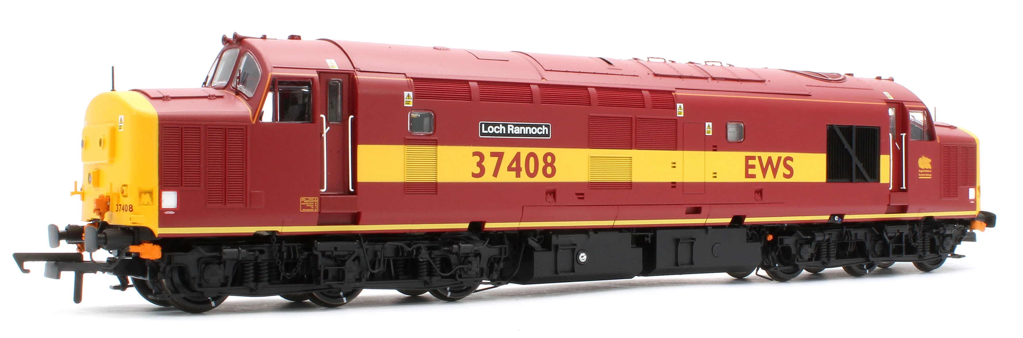 ACC3160-DCC Class 37 Loch Rannoch EWS Maroon & Gold 37408 Diesel Locomotive - DCC Sound - Image 4
