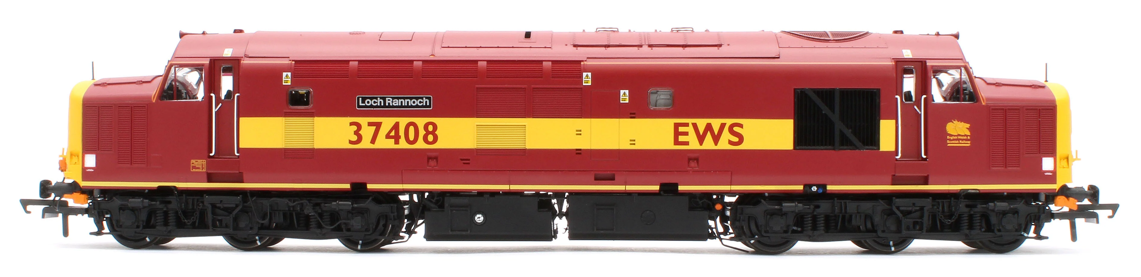 ACC3160-DCC Class 37 Loch Rannoch EWS Maroon & Gold 37408 Diesel Locomotive - DCC Sound - Image 5