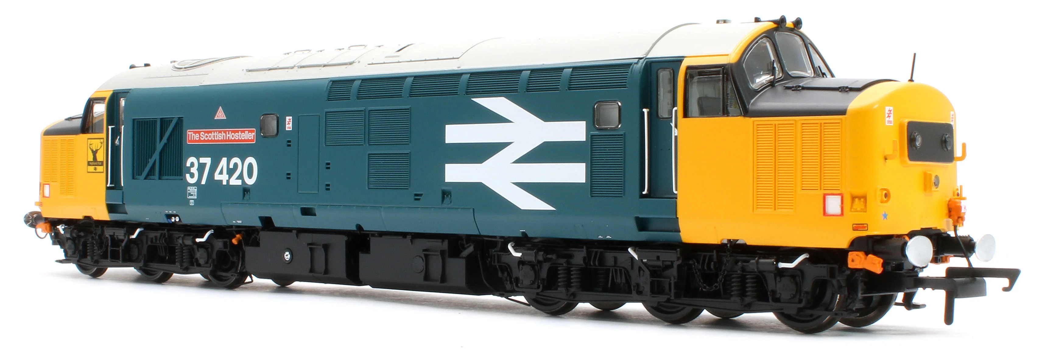 ACC3162-DCC Class 37 The Scottish Hosteller Large Logo (with Highland ‘Stag’) 37420 Diesel Locomotive - DCC Sound - Image 3