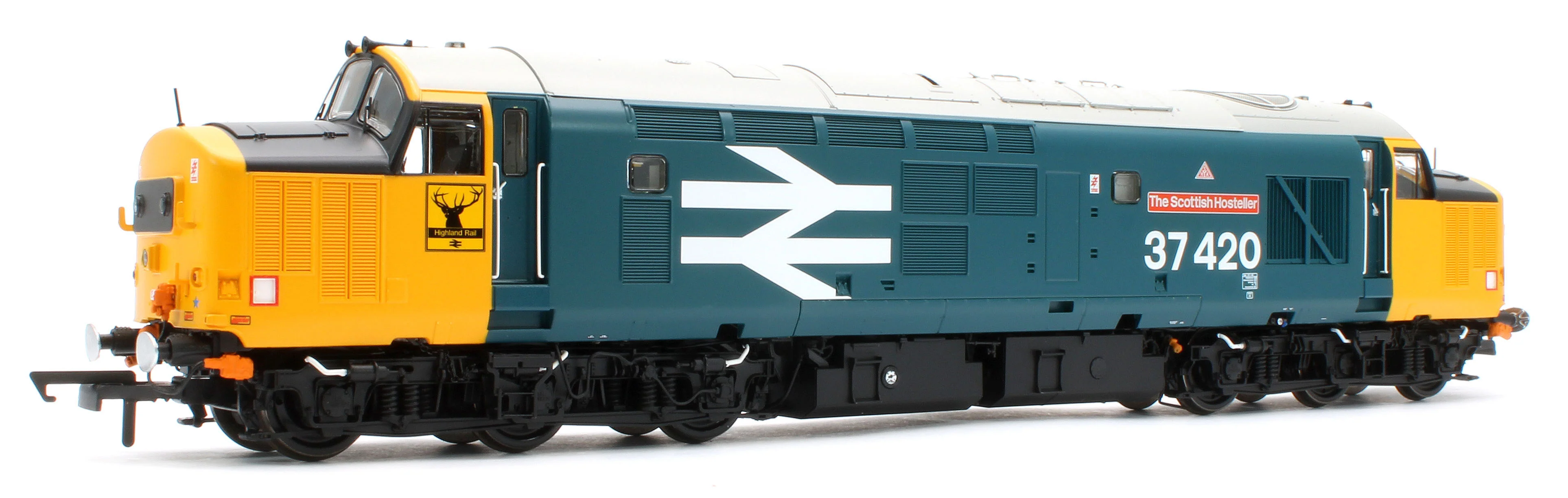ACC3162-DCC Class 37 The Scottish Hosteller Large Logo (with Highland ‘Stag’) 37420 Diesel Locomotive - DCC Sound - Image 4