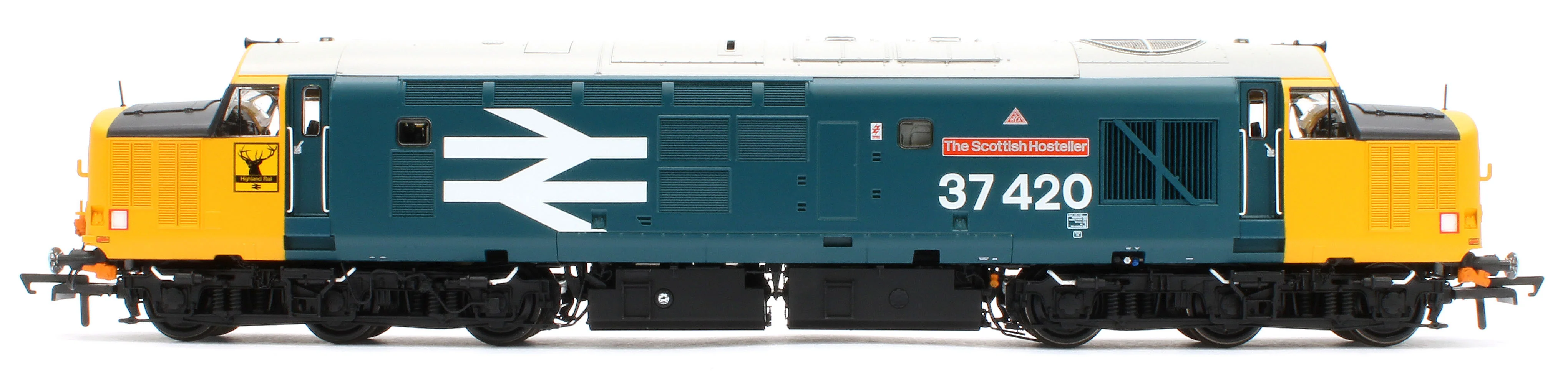 ACC3162-DCC Class 37 The Scottish Hosteller Large Logo (with Highland ‘Stag’) 37420 Diesel Locomotive - DCC Sound - Image 5