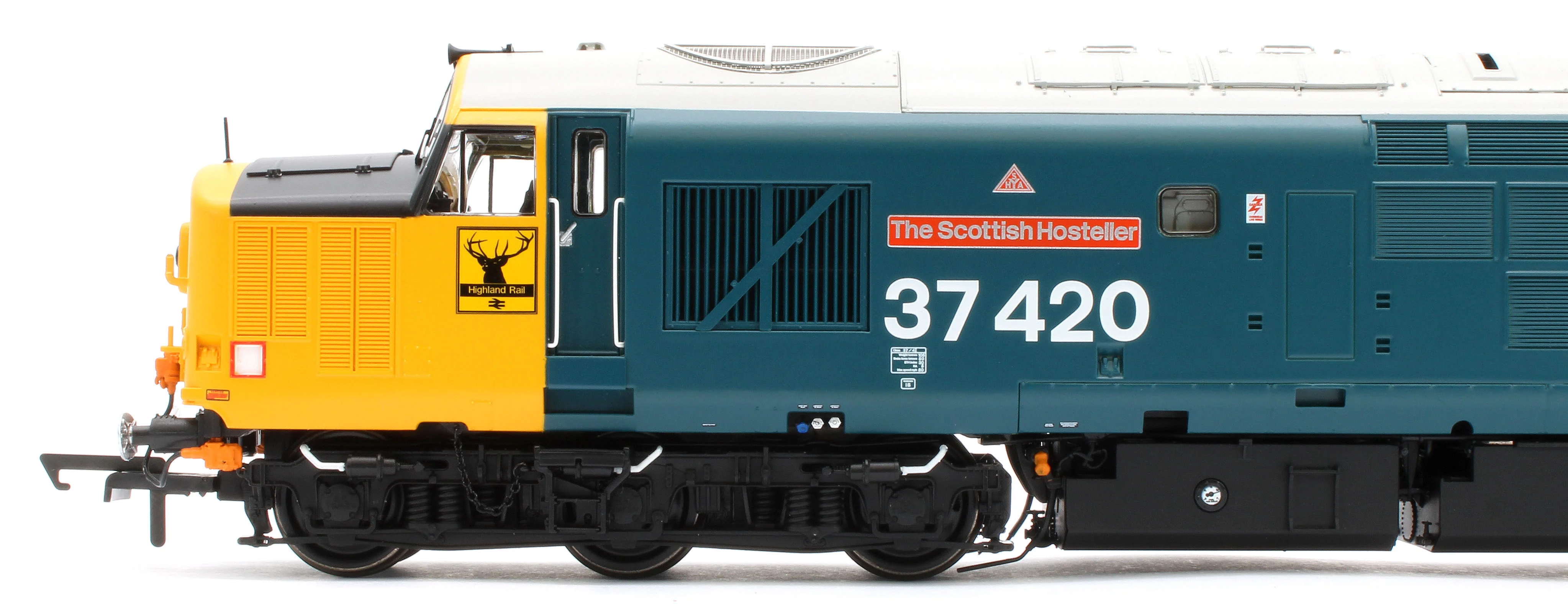 ACC3162-DCC Class 37 The Scottish Hosteller Large Logo (with Highland ‘Stag’) 37420 Diesel Locomotive - DCC Sound - Image 9